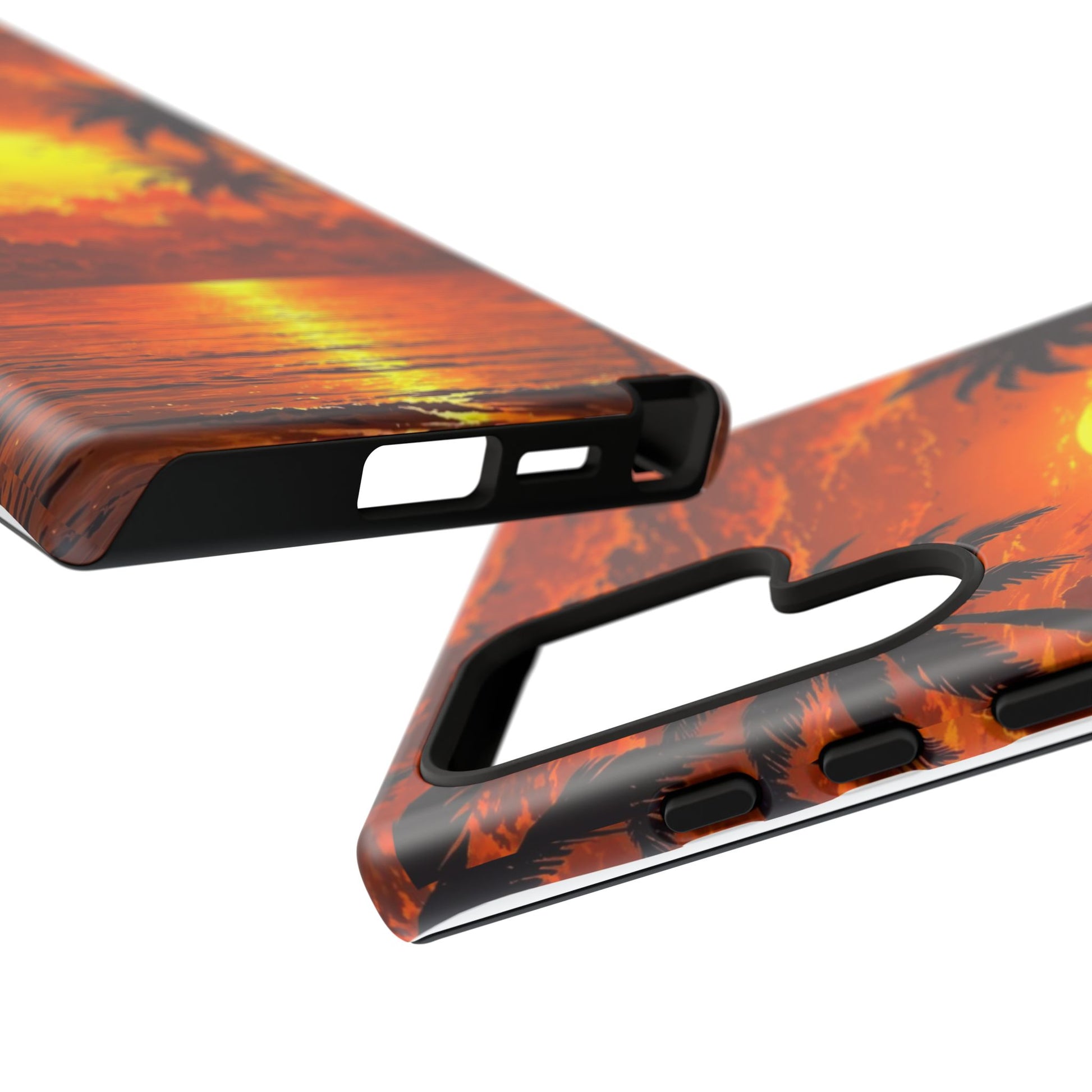 Beautiful Beach Sunset Tough Cases for iPhones, Samsung, and Pixel