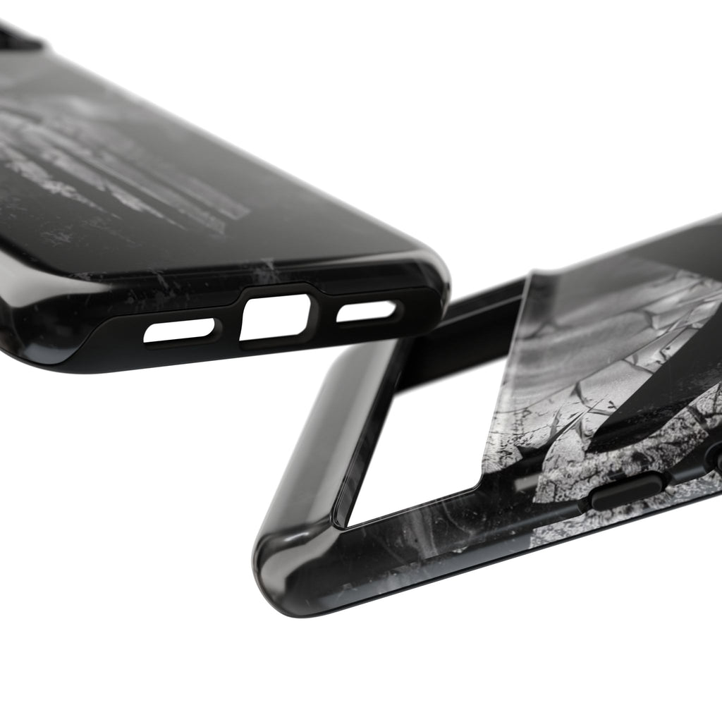 The Punisher Logo Art Tough Cases for iPhones, Samsung, and Pixel