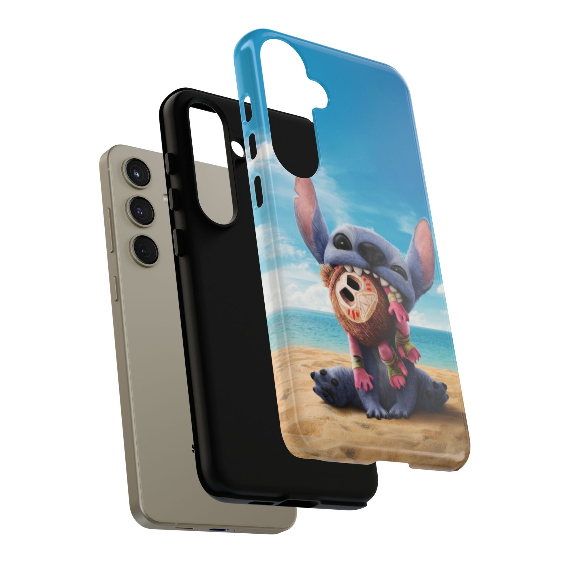 Stitch Beach Sunset Landscape Phone Case for iPhone, Samsung Galaxy, & Pixel Phones