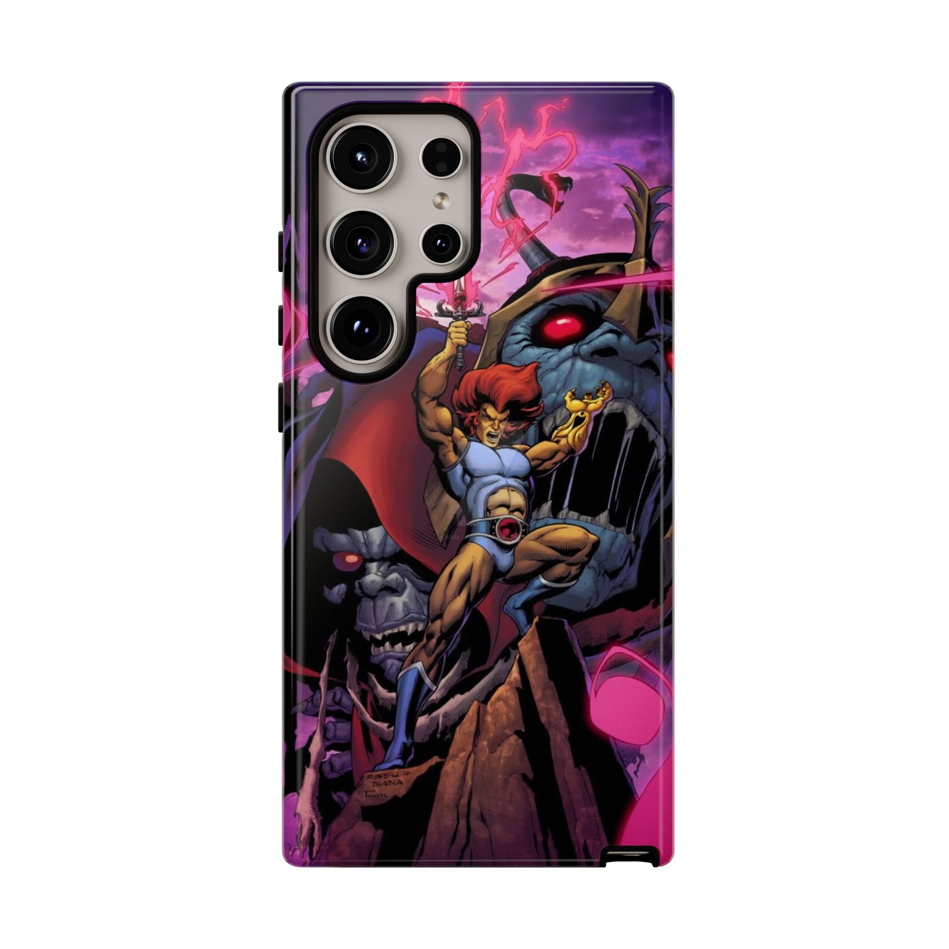 Thundercats Lion O x Mumra Tough Cases for iPhones, Samsung, and Pixel
