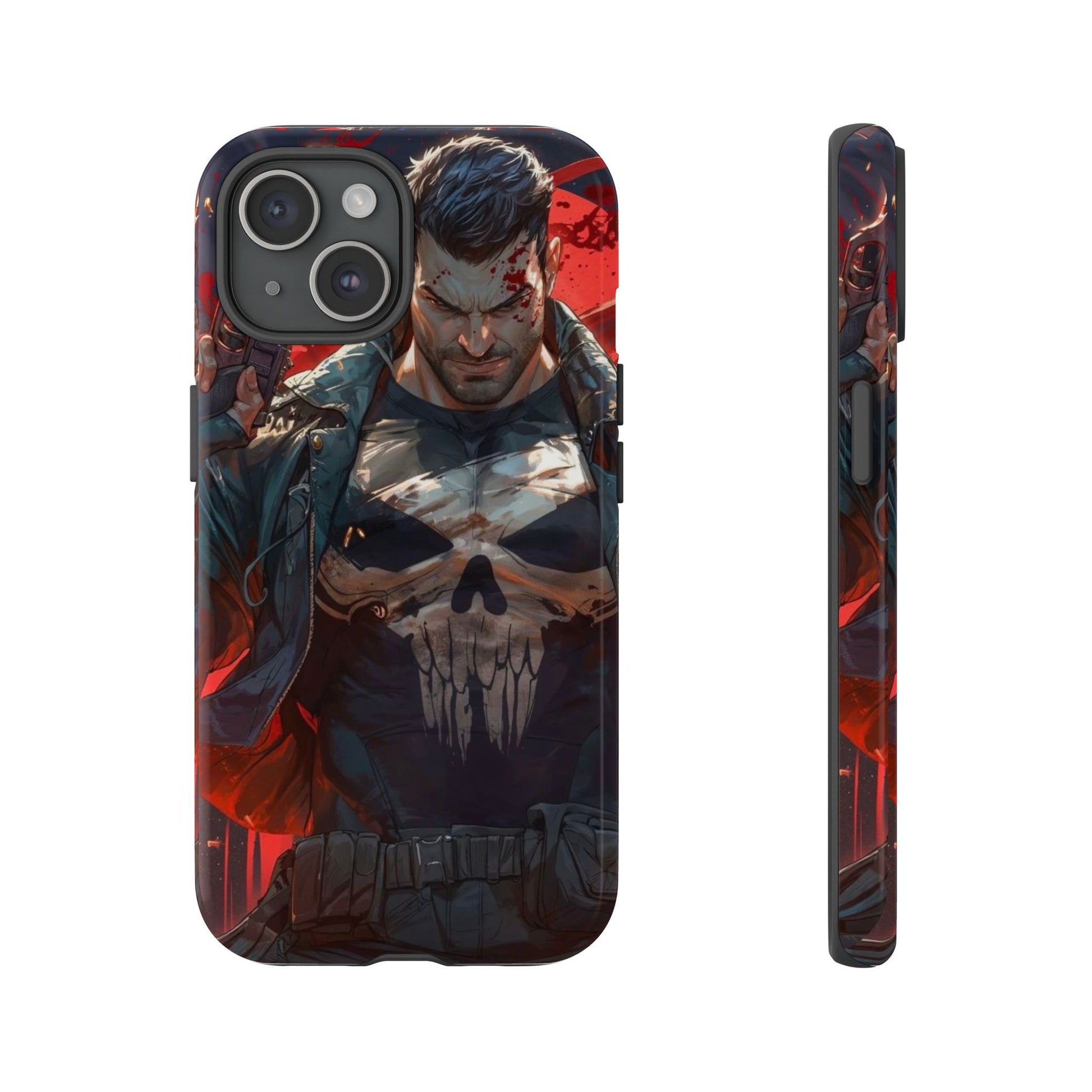 Punisher Tough Cases for iPhones, Samsung, and Pixel