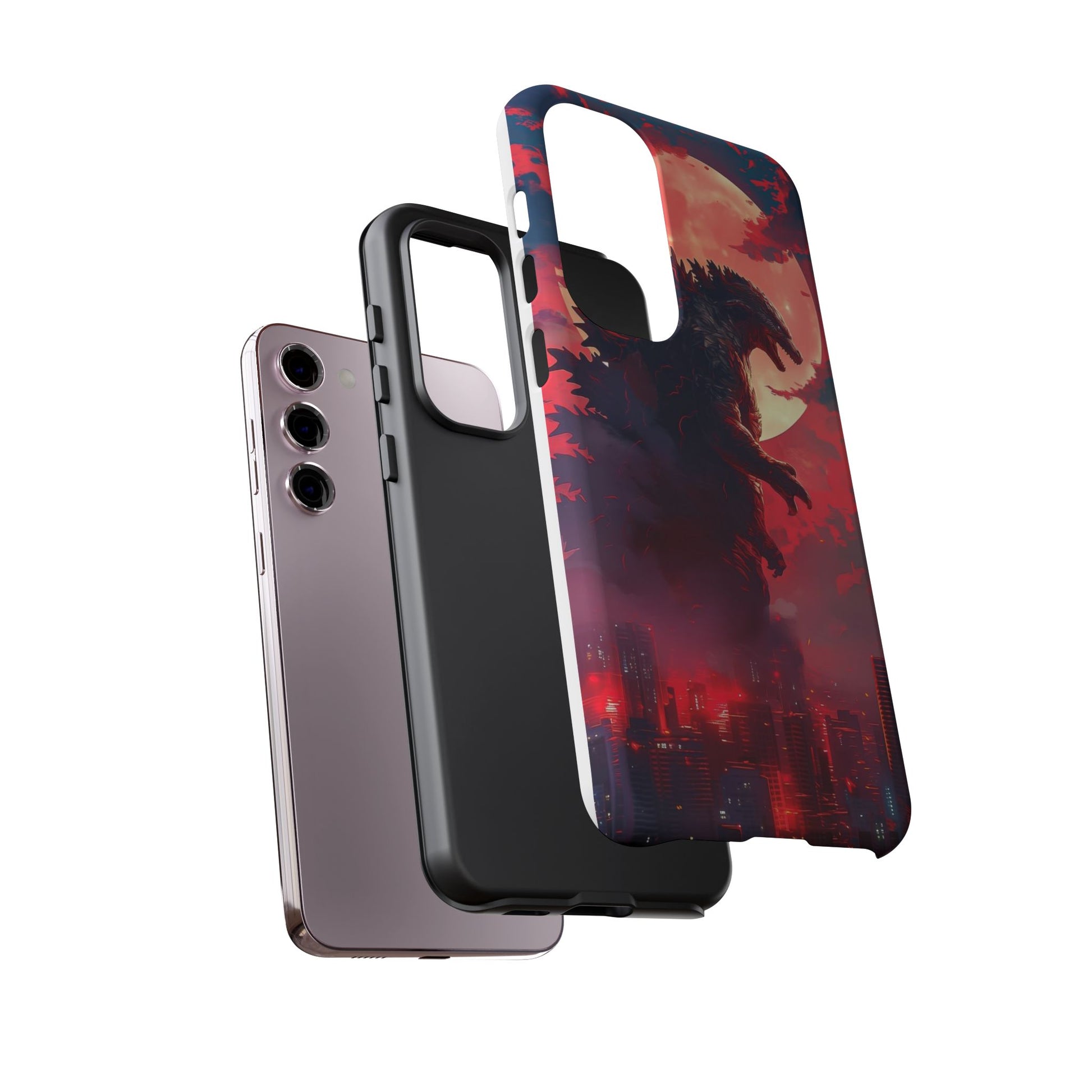 King of Monsters Godzilla Tough Phone Cases for iPhones, Samsung, and Pixel