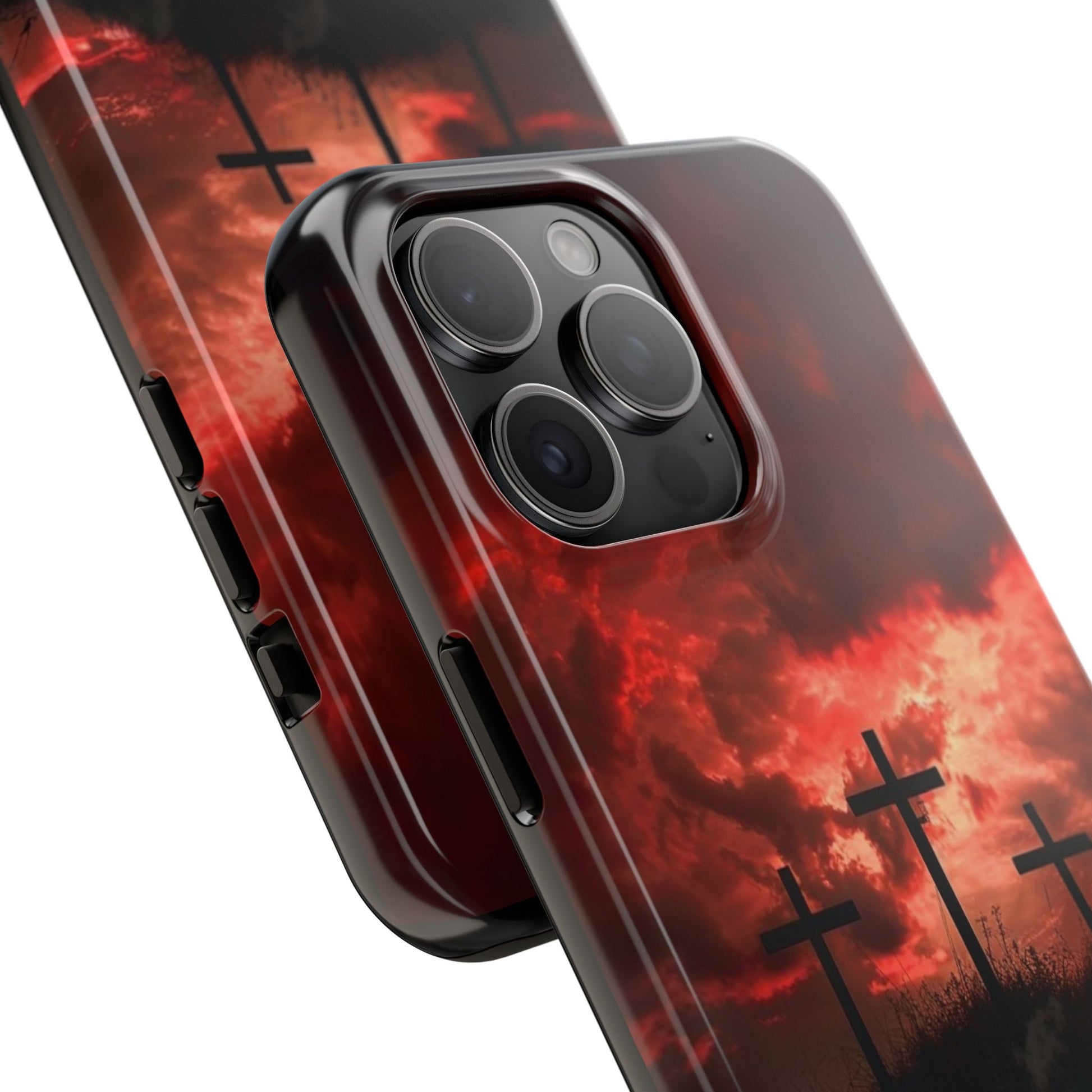 Crosses at Golgotha Christian Cases for iPhones & Samsung Phones