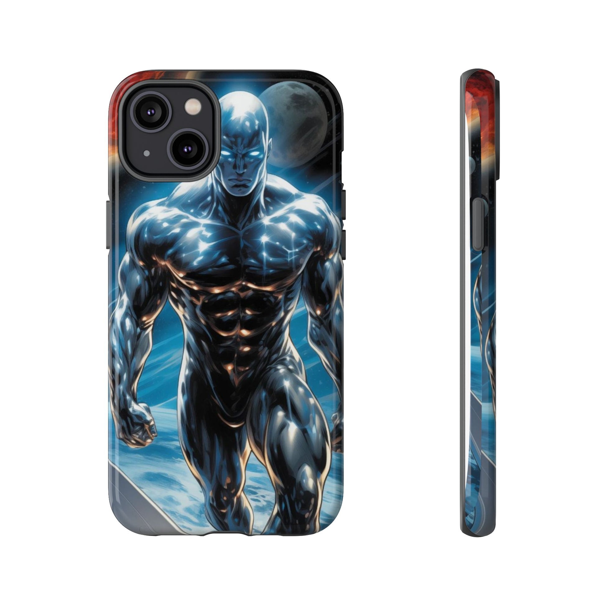 The Silver Surfer Comic Art Phone Case, Tough Cases for iPhones, Samsung, and Pixel