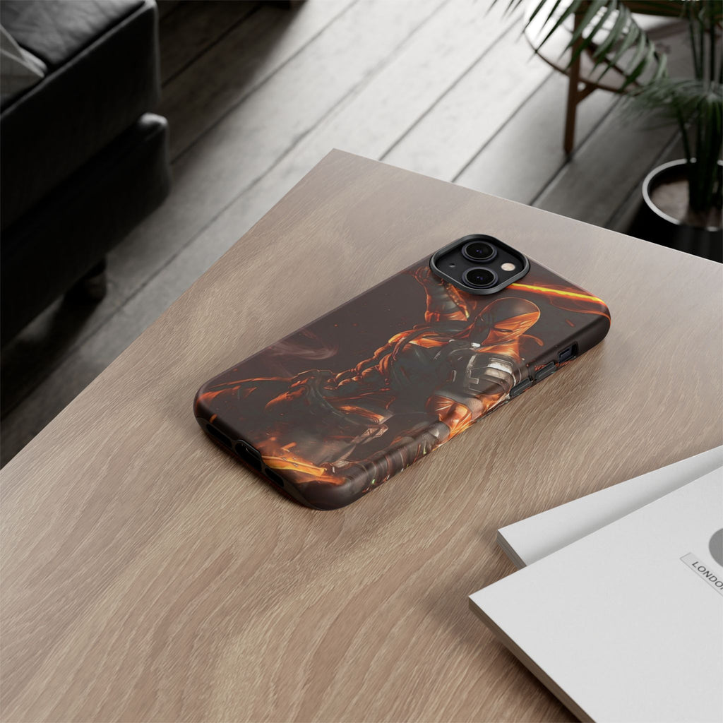DC Comics Death Stroke Tough Cases for iPhones, Samsung, and Pixel