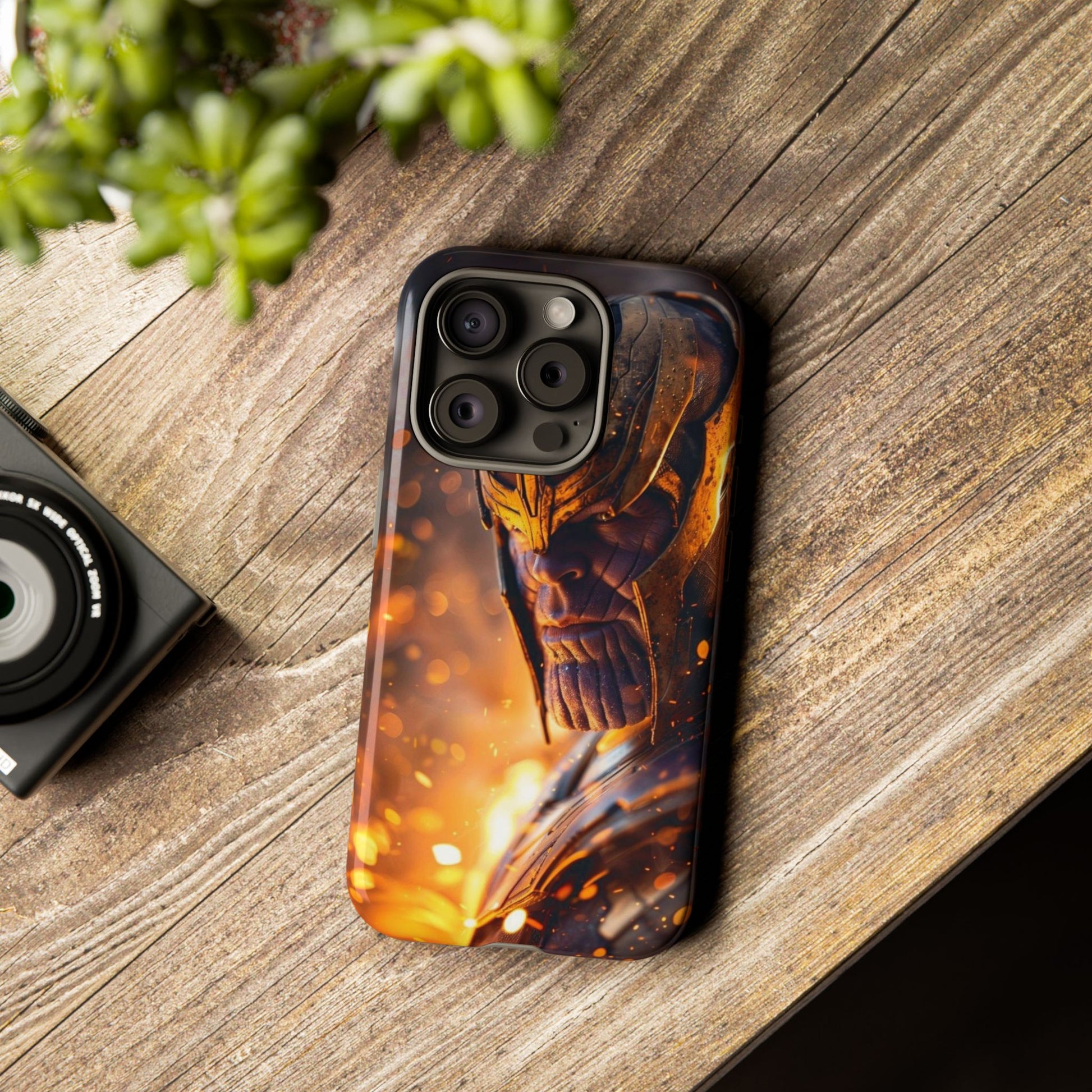 Marvel Villain Thanos Tough Cases for iPhones, Samsung, and Pixel