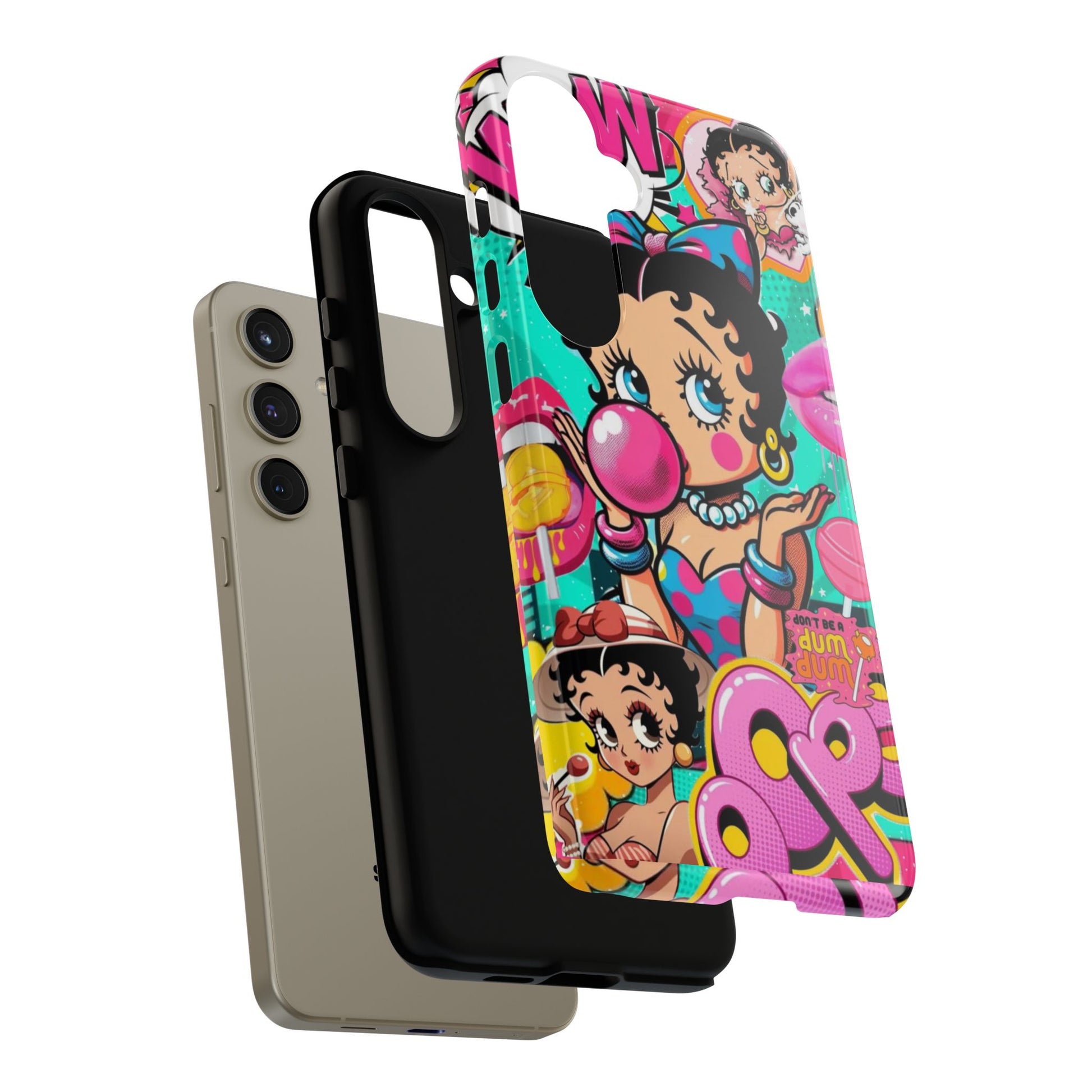 Betty Boop Comic Strip Phone Case for iPhone, Samsung Galaxy, & Pixel Phones