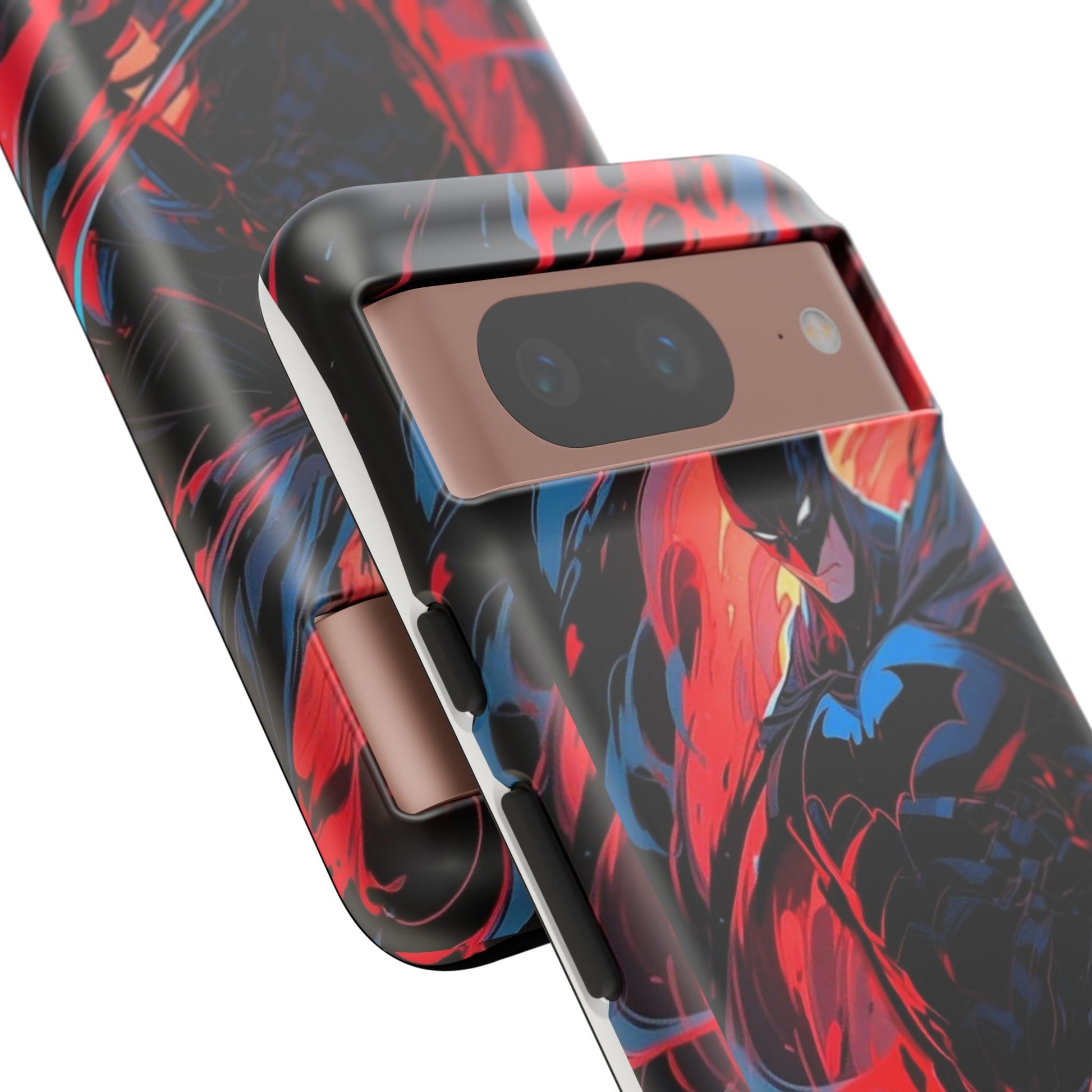 The Dark Knight Batman Art Tough Cases for iPhones, Samsung, and Pixel