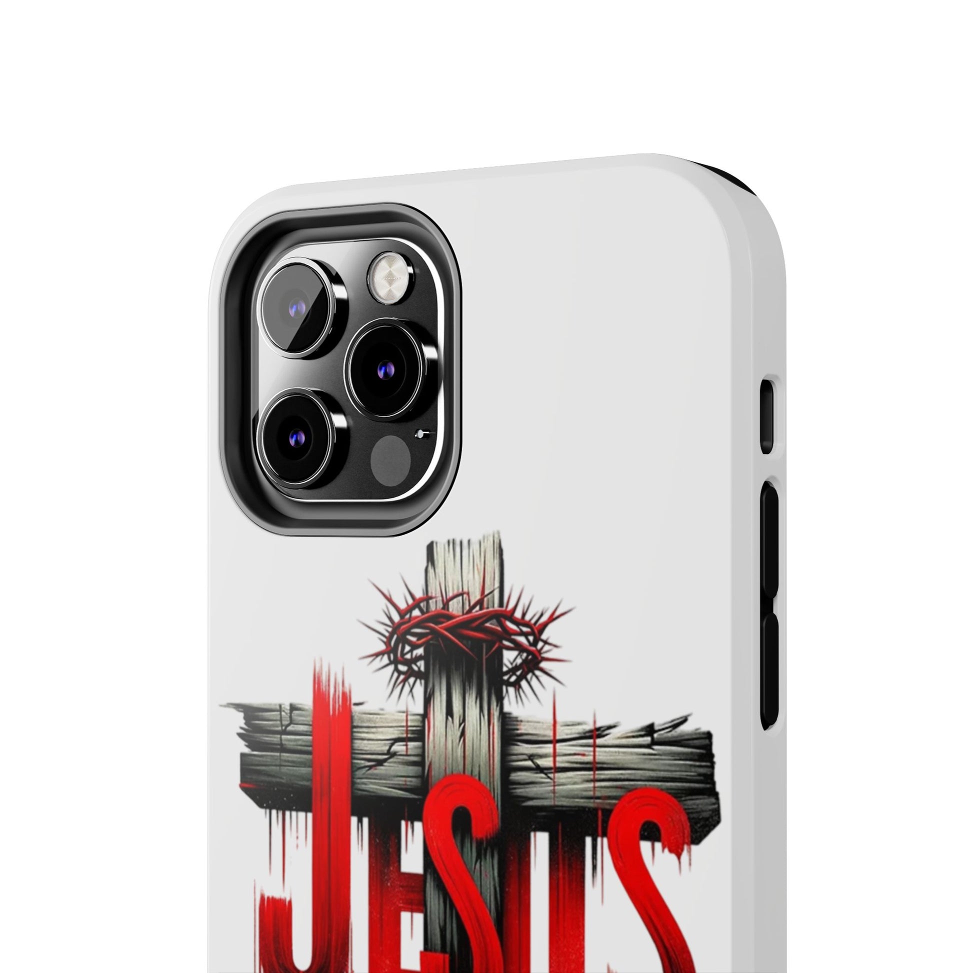 Jesus Cross and Crown Christian Theme Phone Cases for iPhones & Samsung Phones