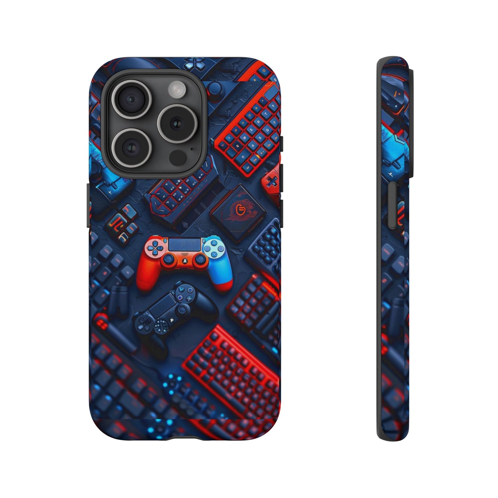 Gamer Themed Controllers Tough Cases for iPhones, Samsung, and Pixel
