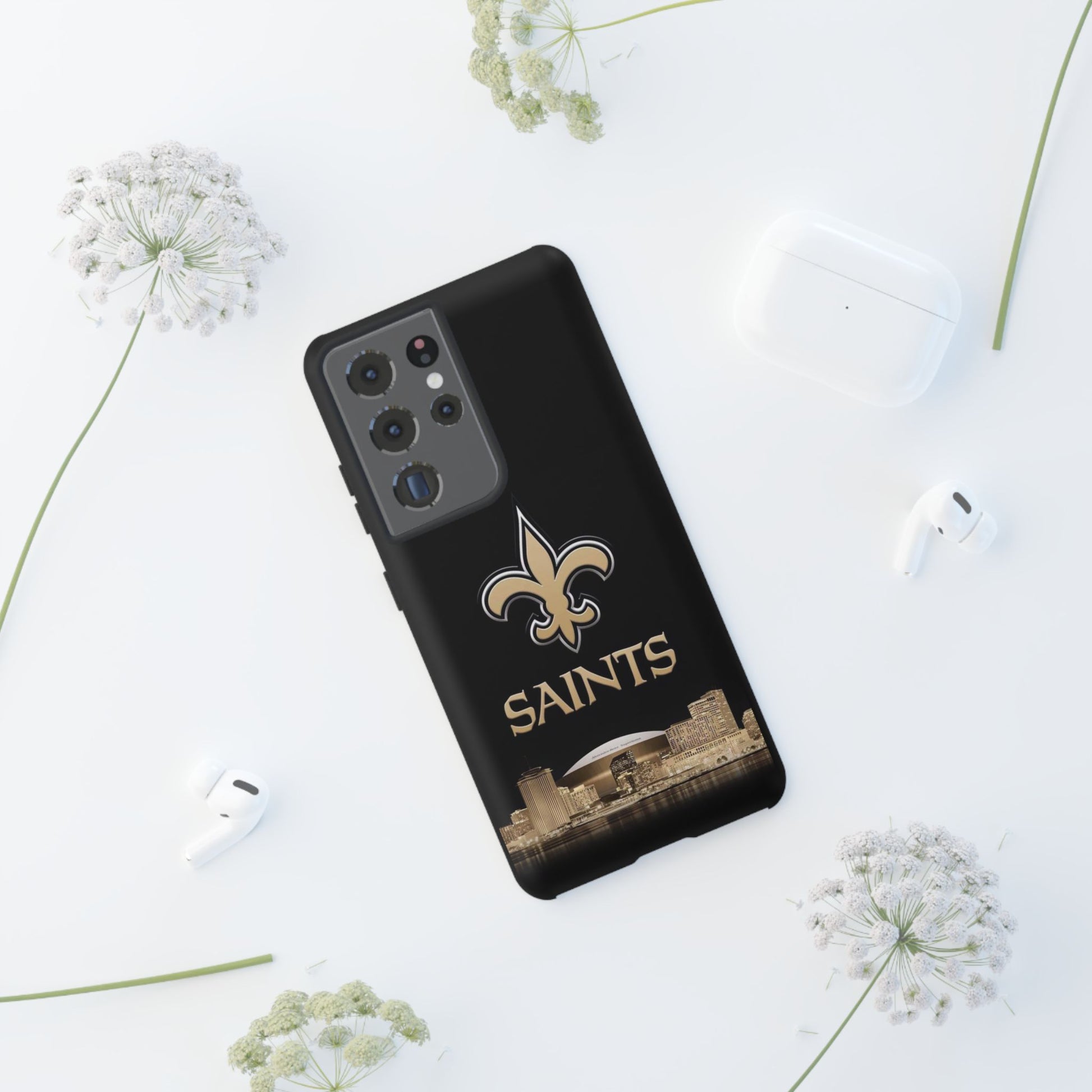 Football New Orleans Saints Logo Tough Cases for iPhones, Samsung, and Pixel