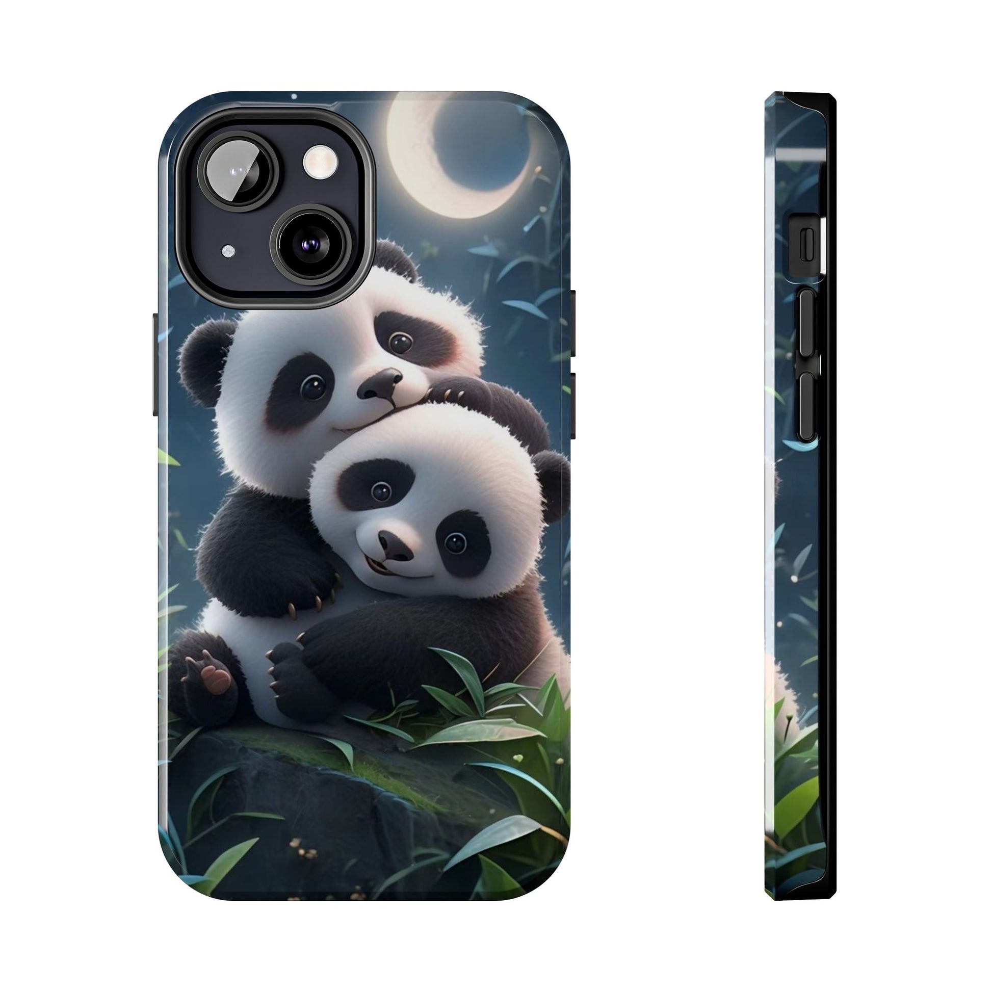 Hugging Pandas Theme Phone Cases for iPhones & Samsung Phones