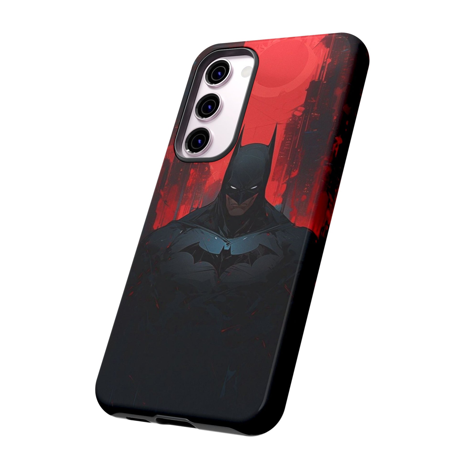 The Dark Knight Batman Tough Cases for iPhones, Samsung, and Pixel