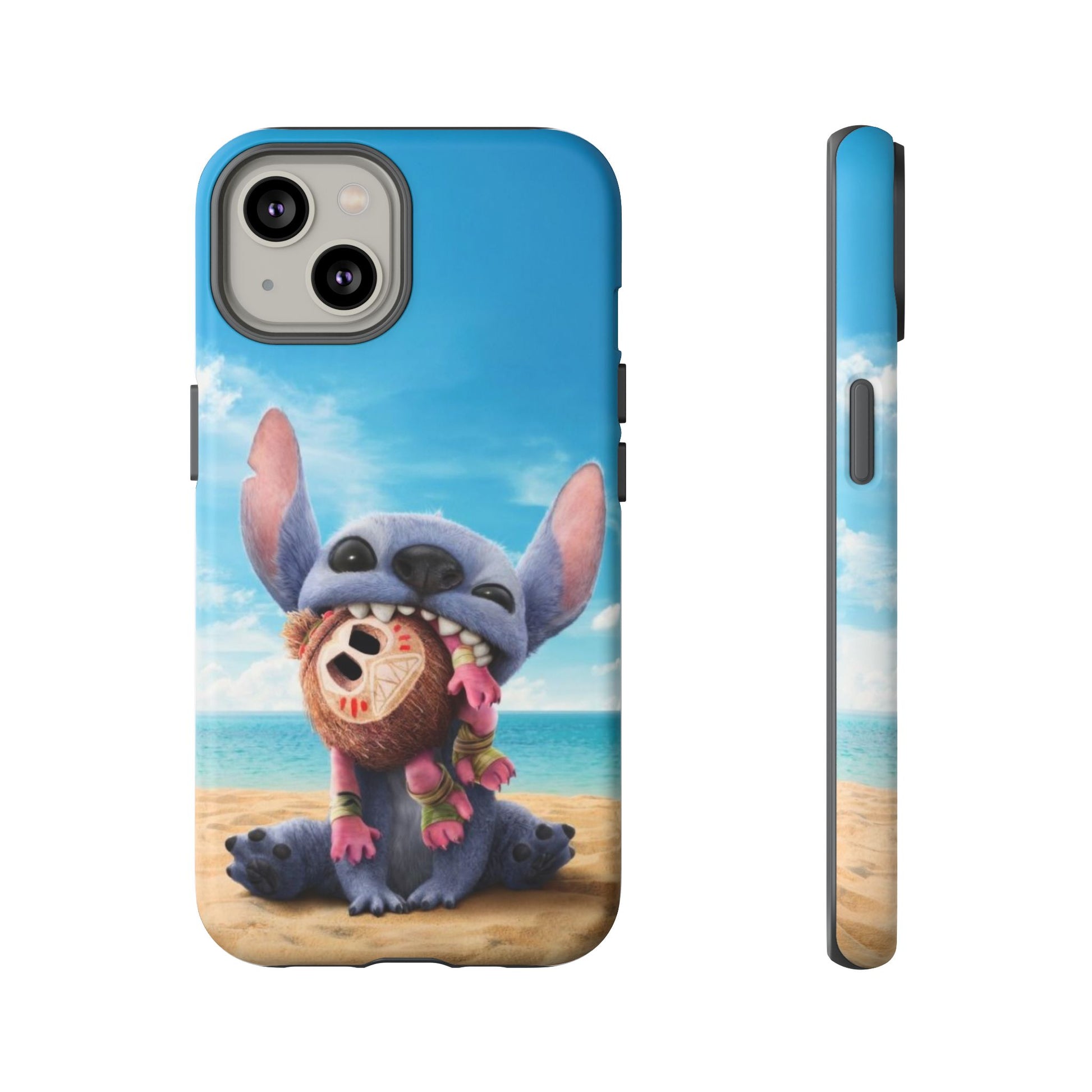 Stitch Beach Sunset Landscape Phone Case for iPhone, Samsung Galaxy, & Pixel Phones