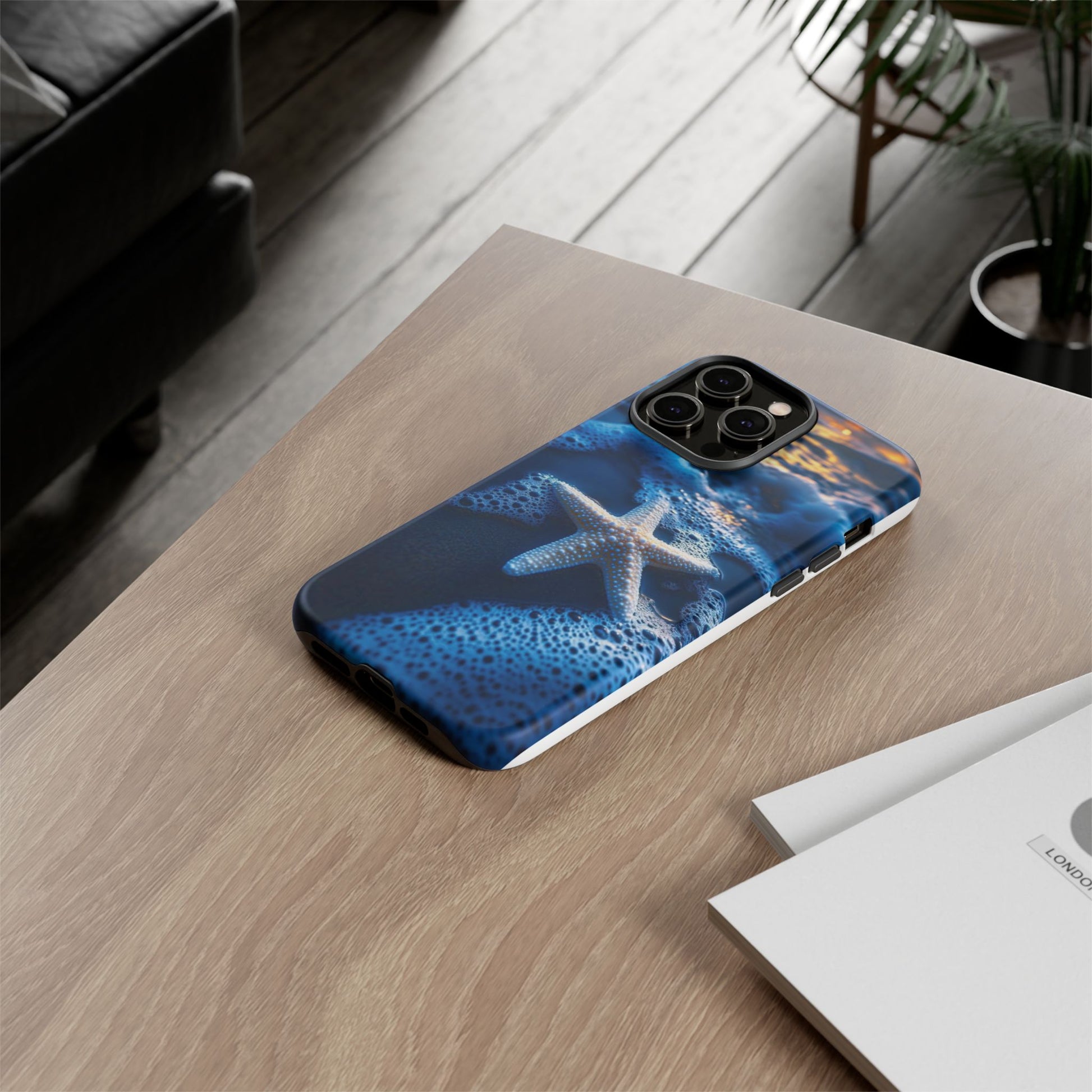 Starfish Beach Tough Cases for iPhones, Samsung, and Pixel