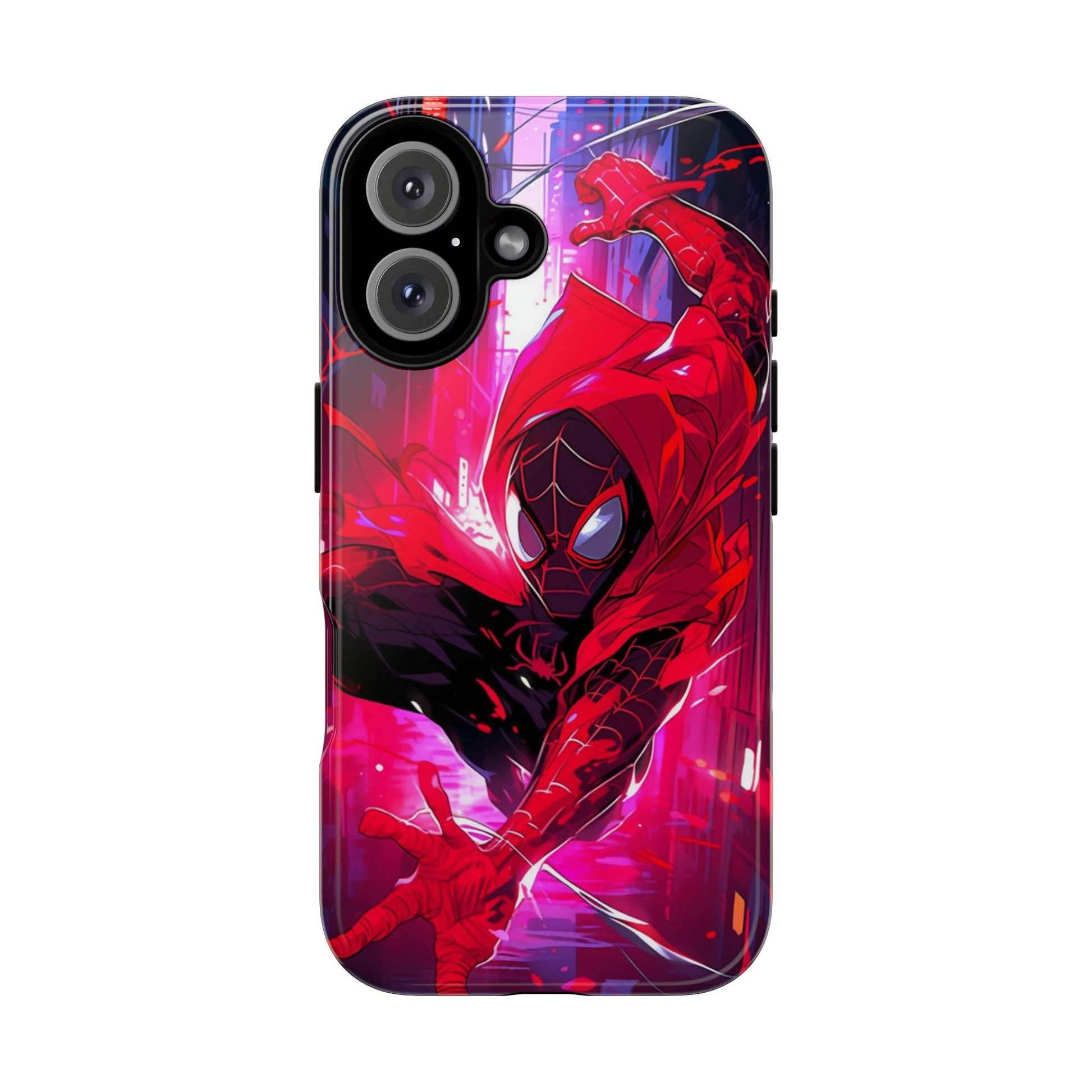 Miles Morales Spiderman Phone Case, Tough Cases for iPhones, Samsung, and Pixel