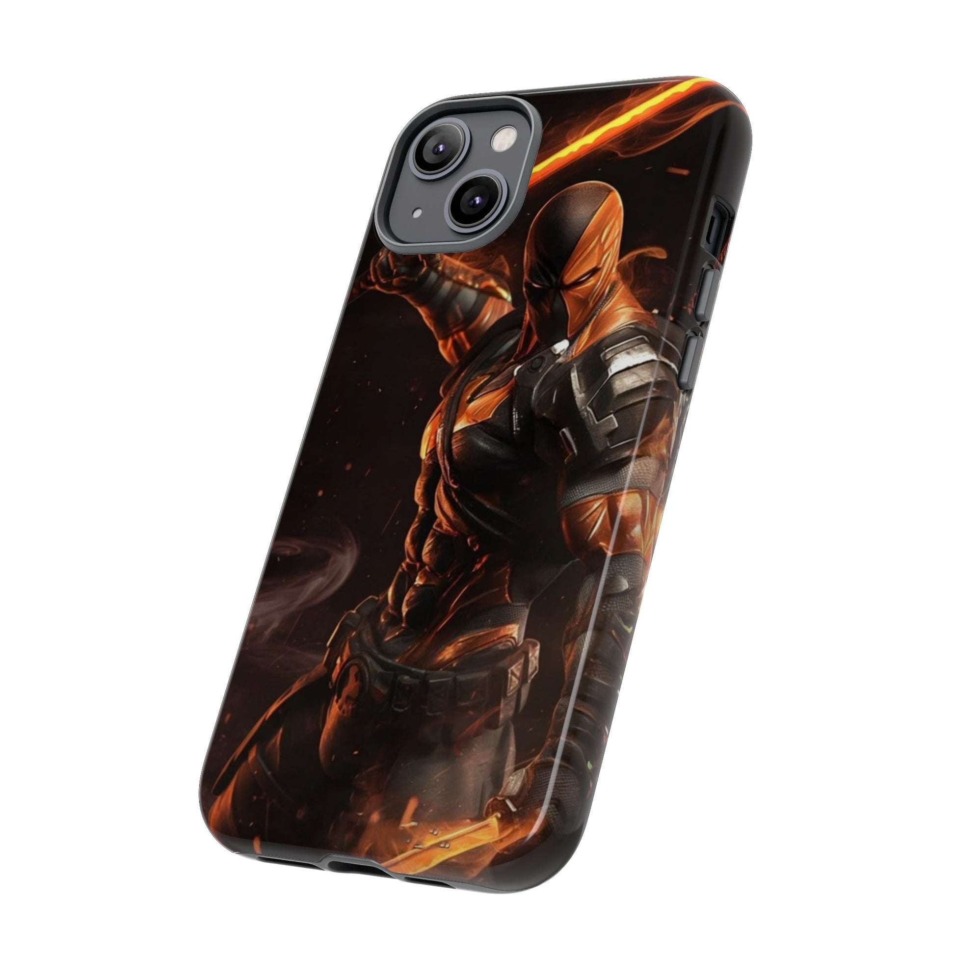 DC Comics Death Stroke Tough Cases for iPhones, Samsung, and Pixel