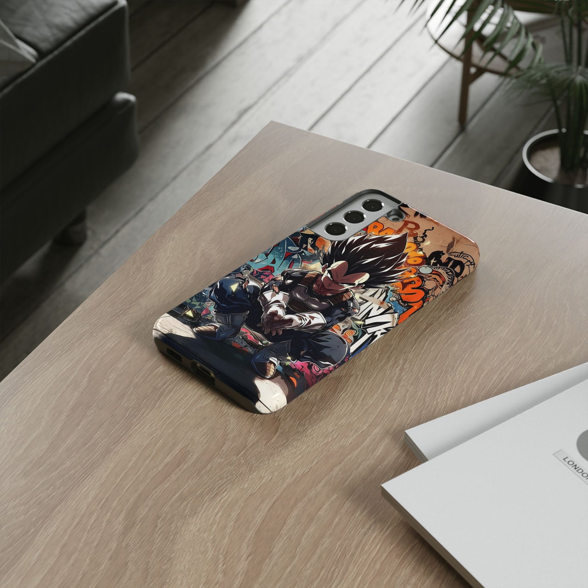 Anime Vegeta Dragon ball Z Tough Cases for iPhones, Samsung, and Pixel
