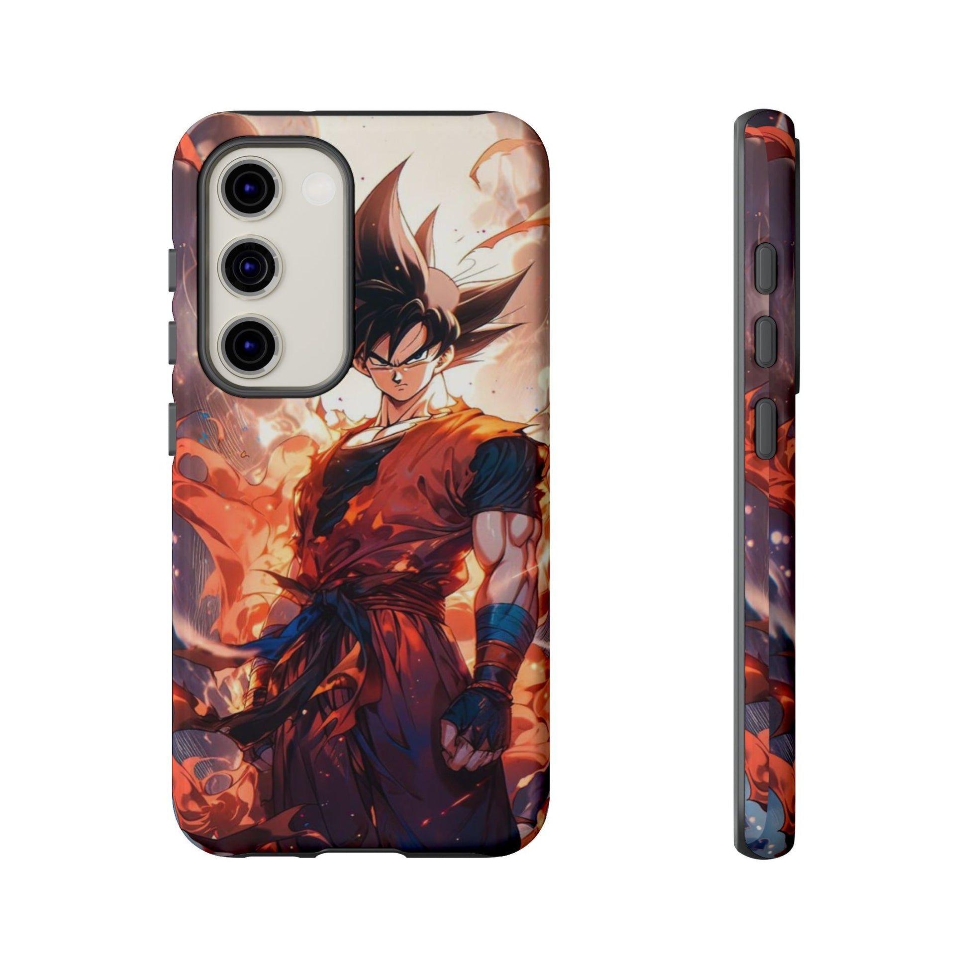 Anime Manga Dragon Ball Z Goku Tough Cases for iPhones, Samsung, and Pixel