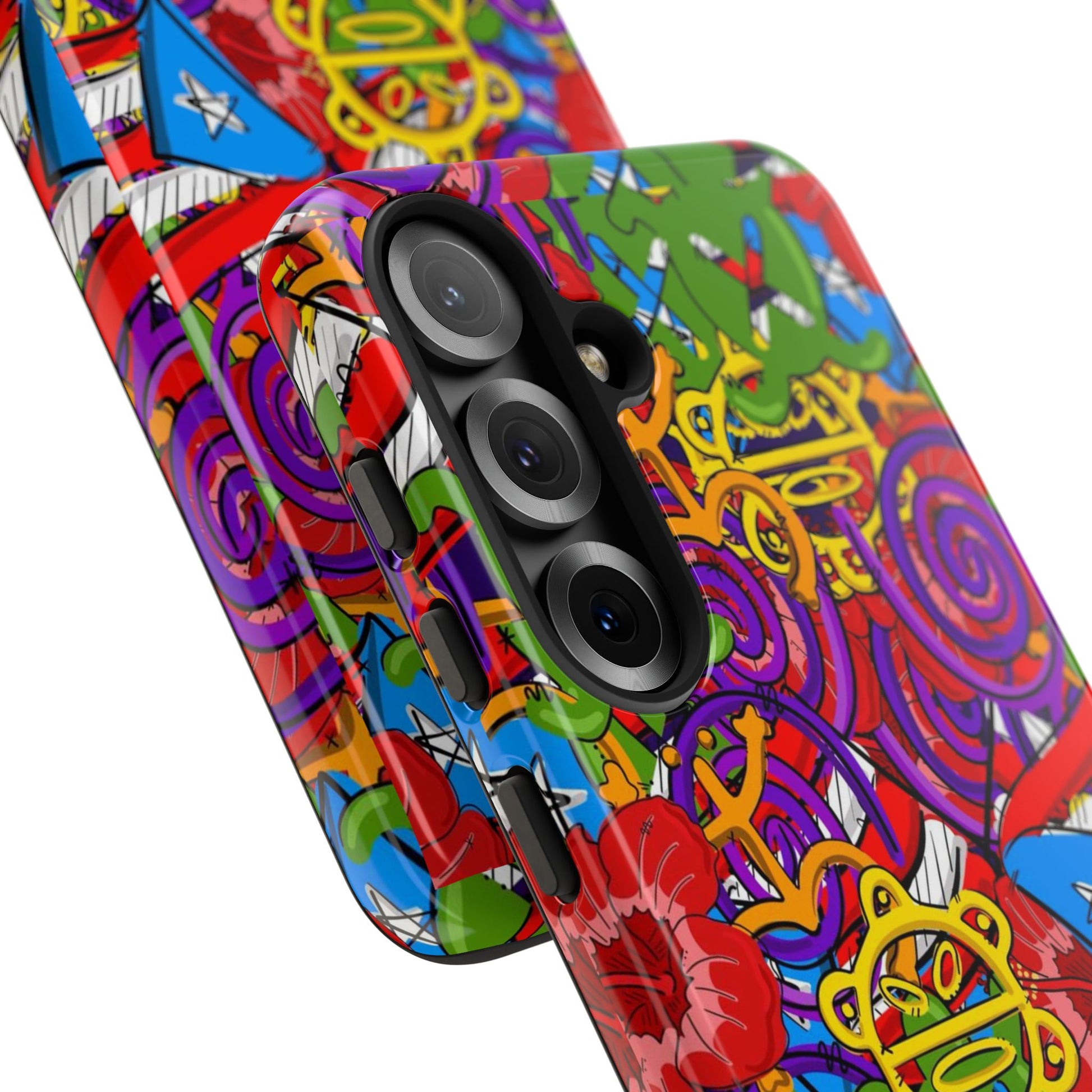 Puerto Rico Taino Tribal Art Tough Cases for iPhones, Samsung, and Pixel