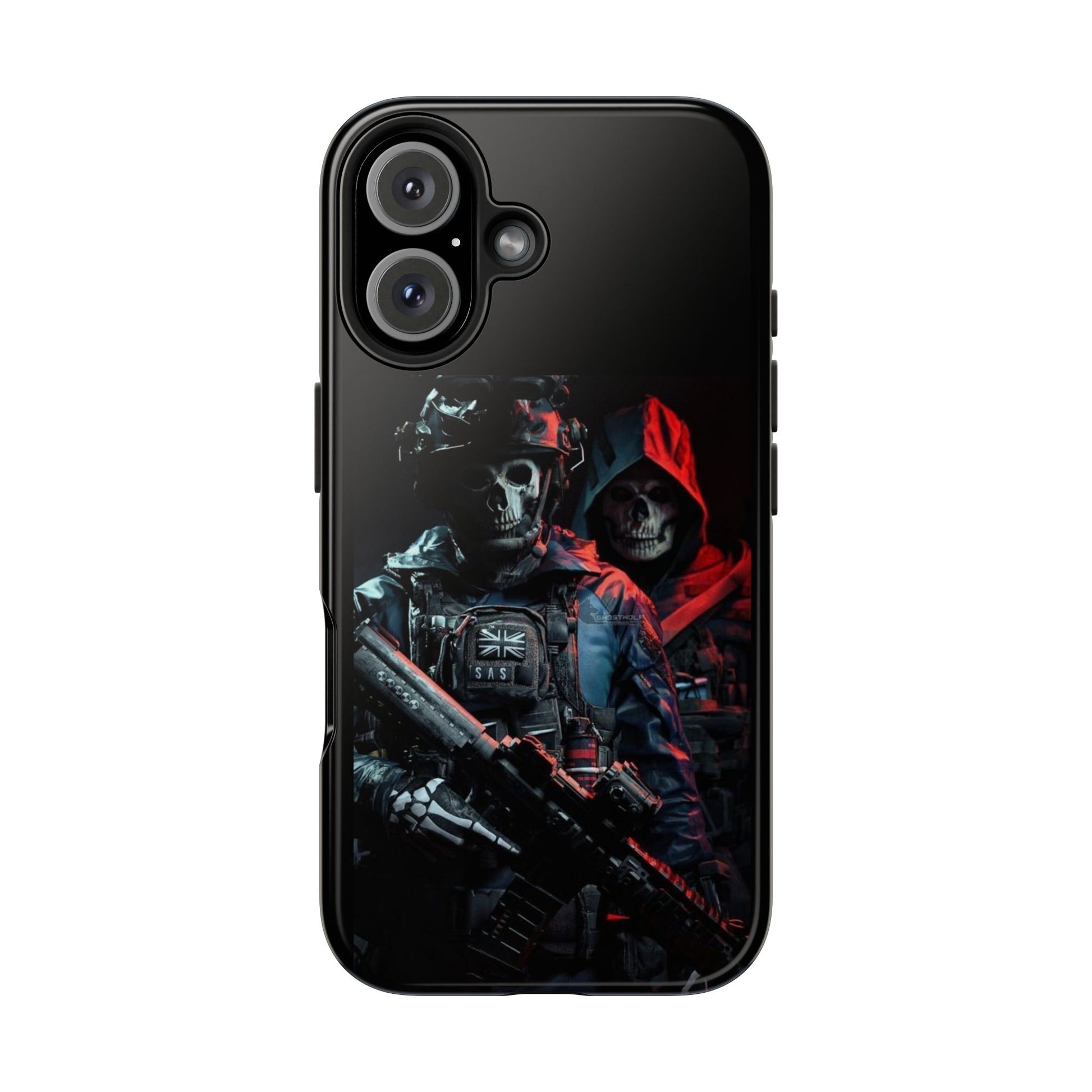 COD Ghost Gamer Phone Cases for Iphones & Samsung Phones