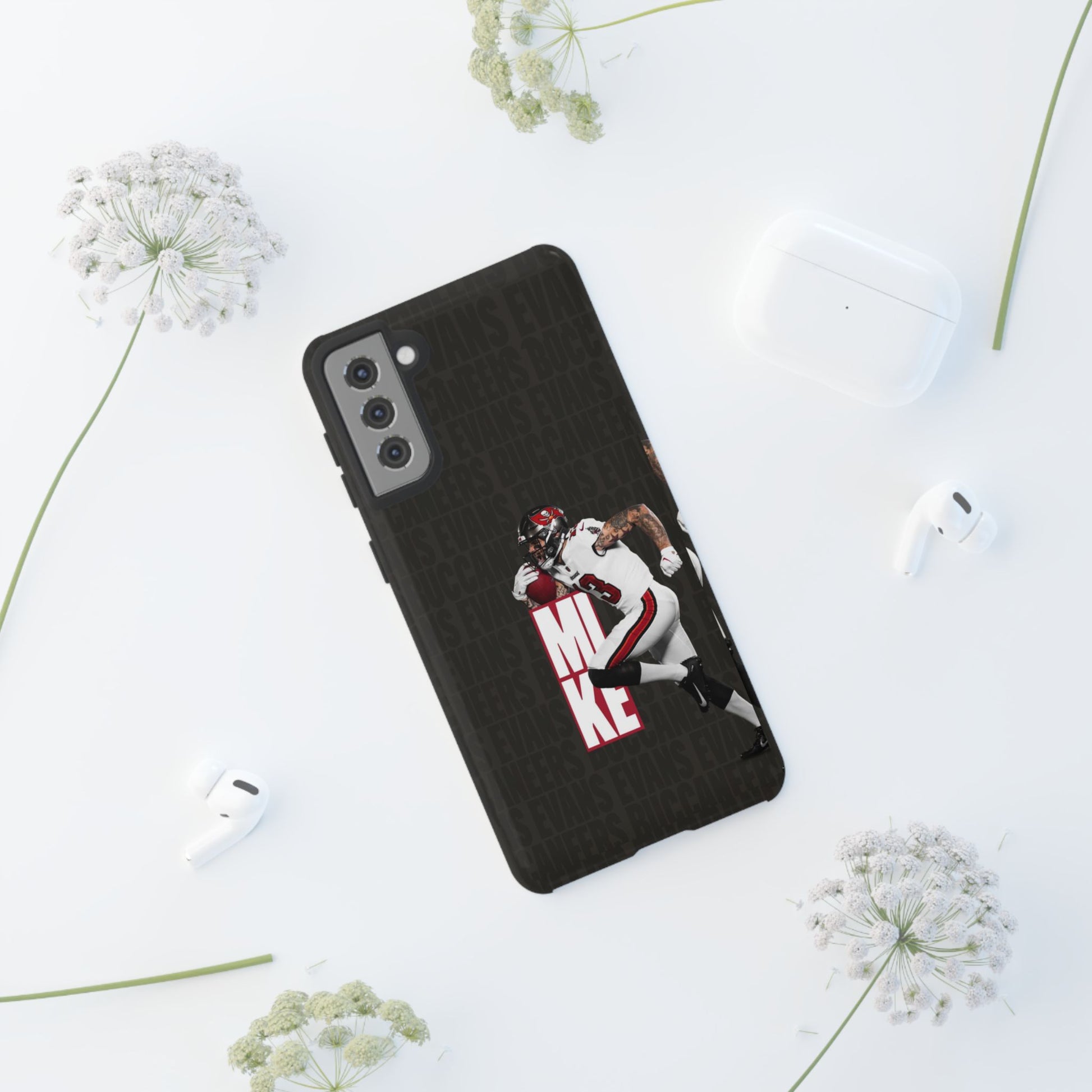 Mike Evans Football Tampa Bay Buccaneers Tough Cases for iPhones, Samsung, and Pixel