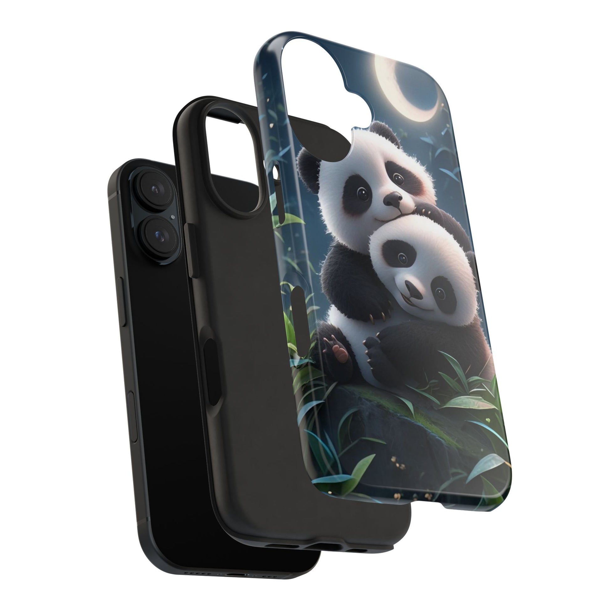 Hugging Pandas Theme Phone Cases for iPhones & Samsung Phones