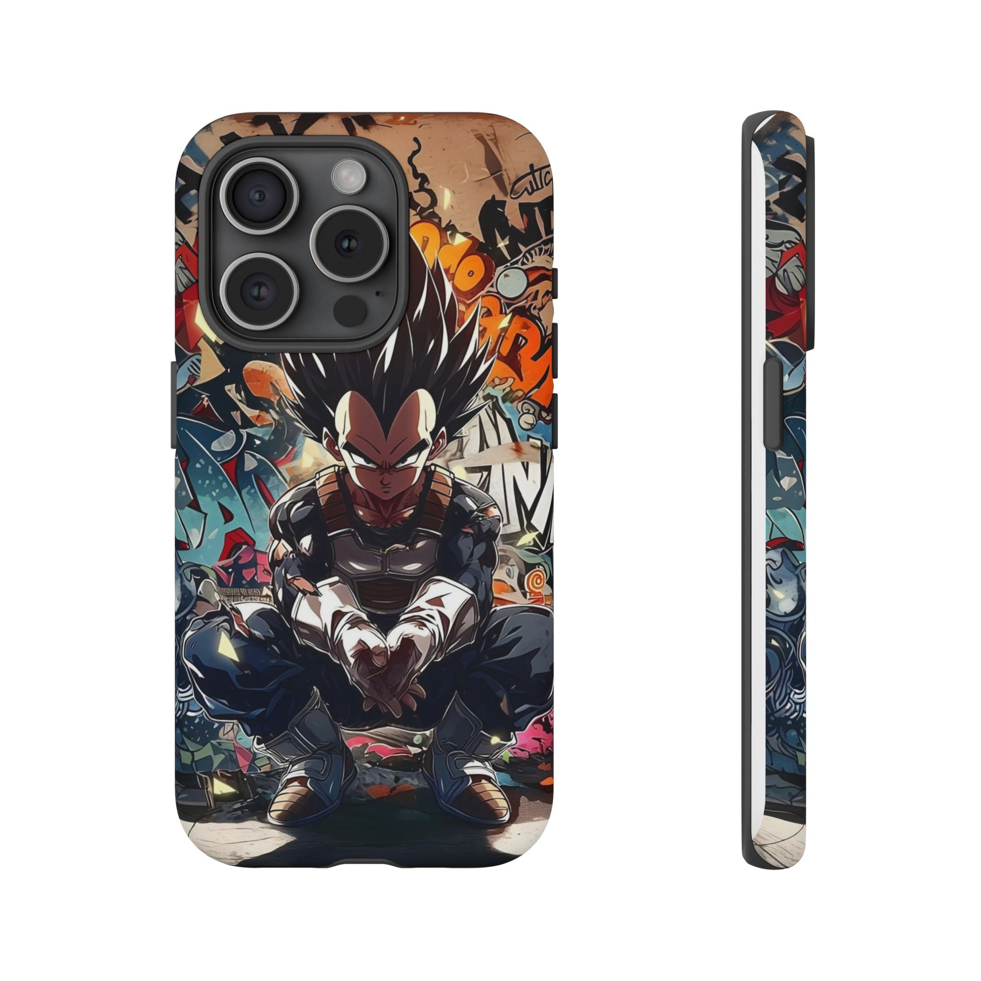 Anime Vegeta Dragon ball Z Tough Cases for iPhones, Samsung, and Pixel