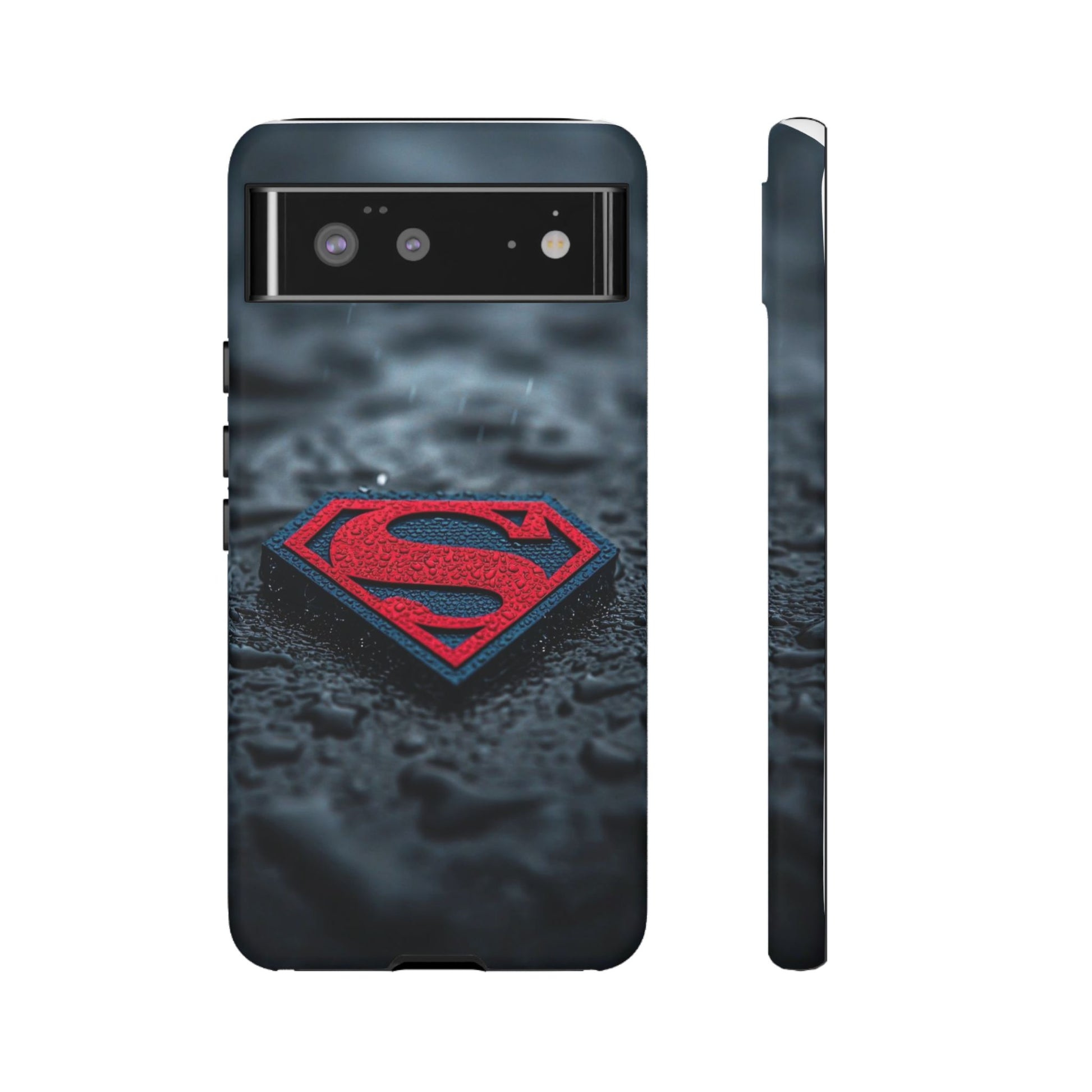Superman Logo Tough Cases for iPhones, Samsung, and Pixel