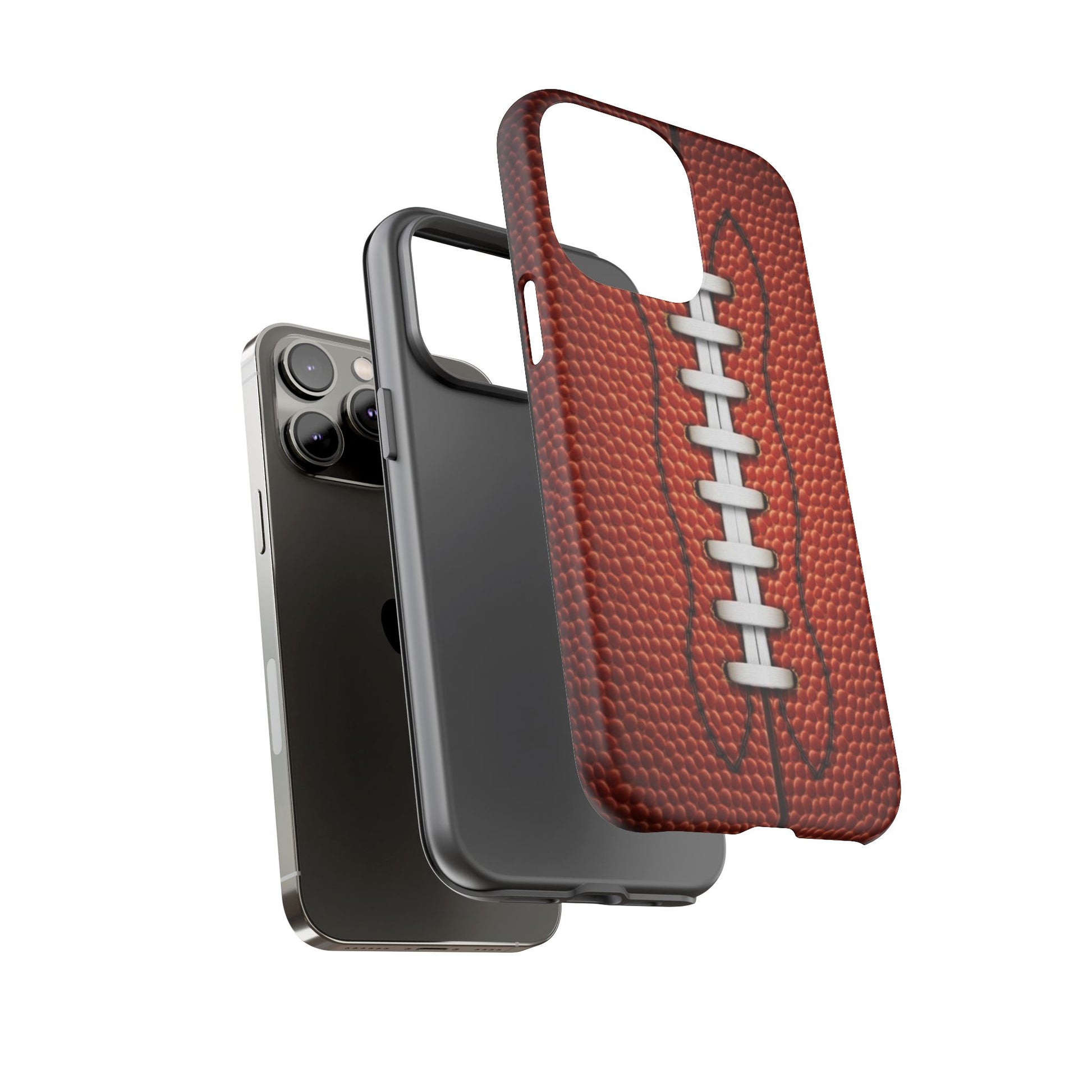 Football Pigskin Print Tough Cases for iPhones, Samsung, and Pixel