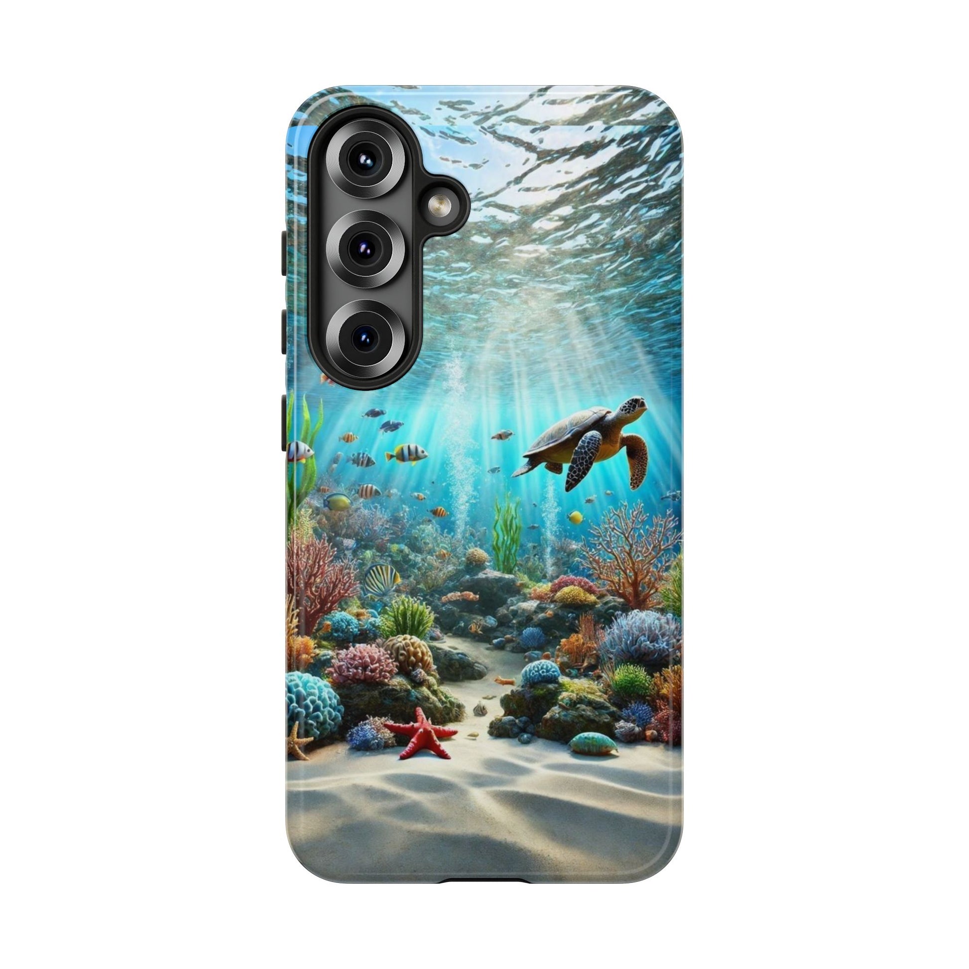 Under Sea Landscape Tough Cases for iPhones, Samsung, and Pixel