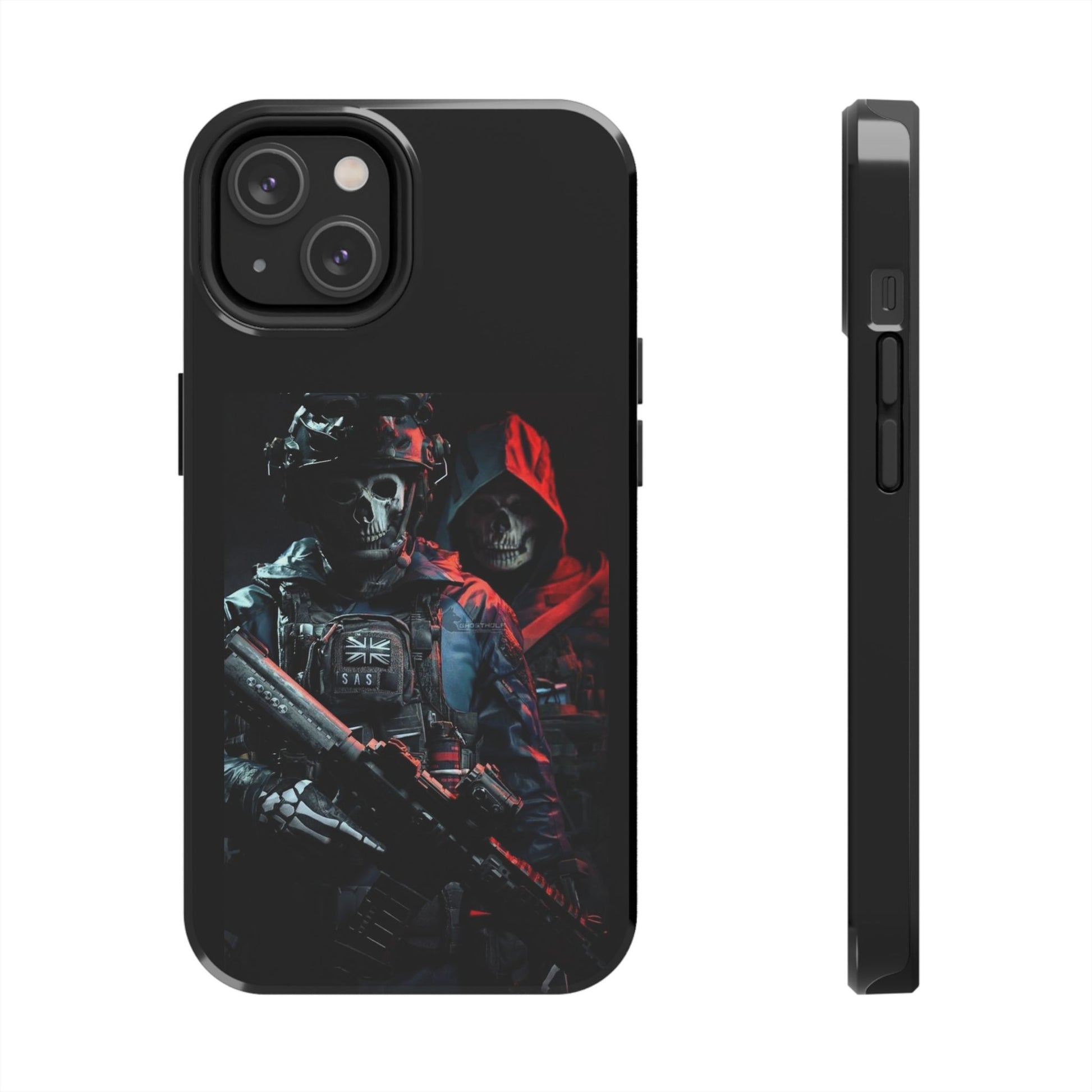 COD Ghost Gamer Phone Cases for Iphones & Samsung Phones
