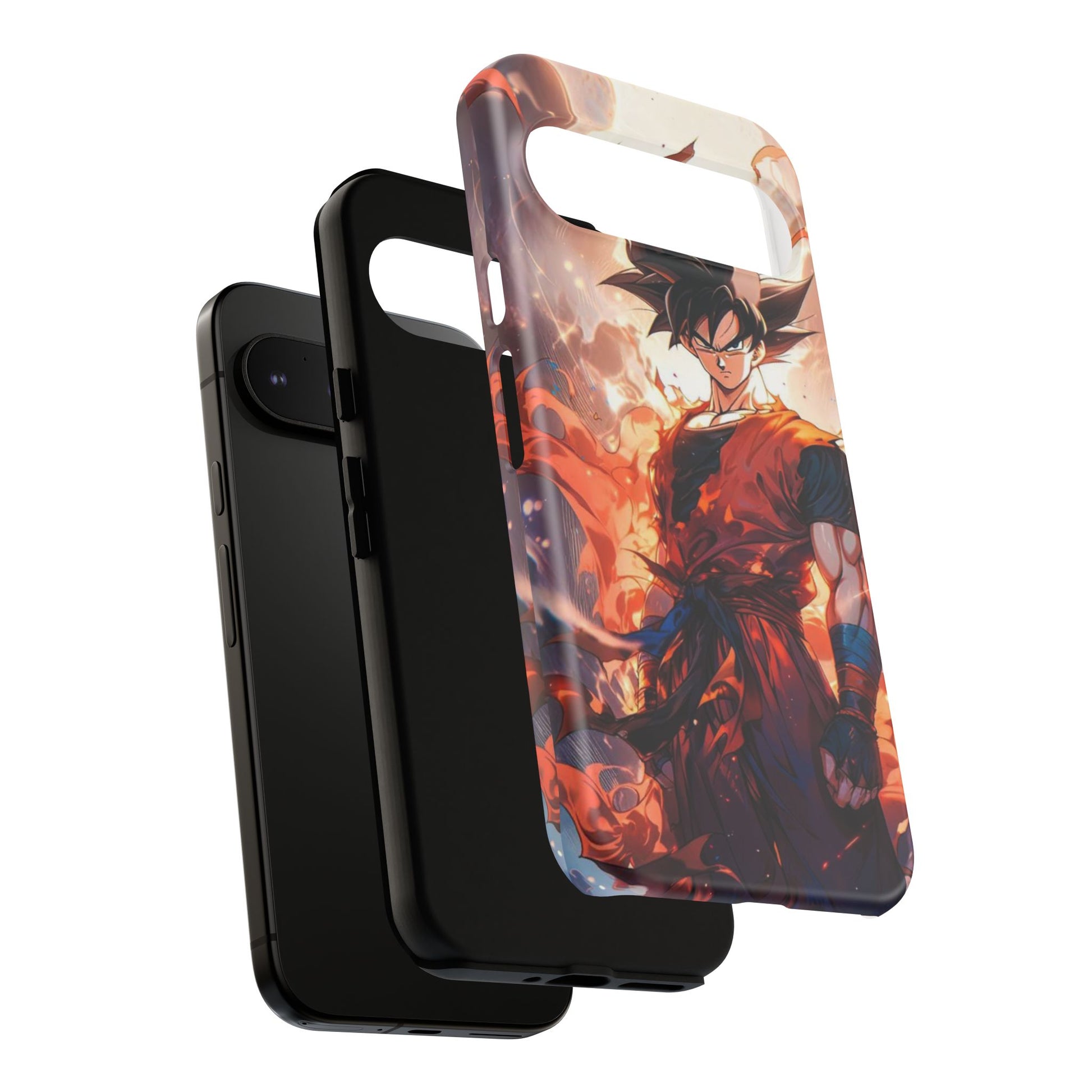 Anime Manga Dragon Ball Z Goku Tough Cases for iPhones, Samsung, and Pixel