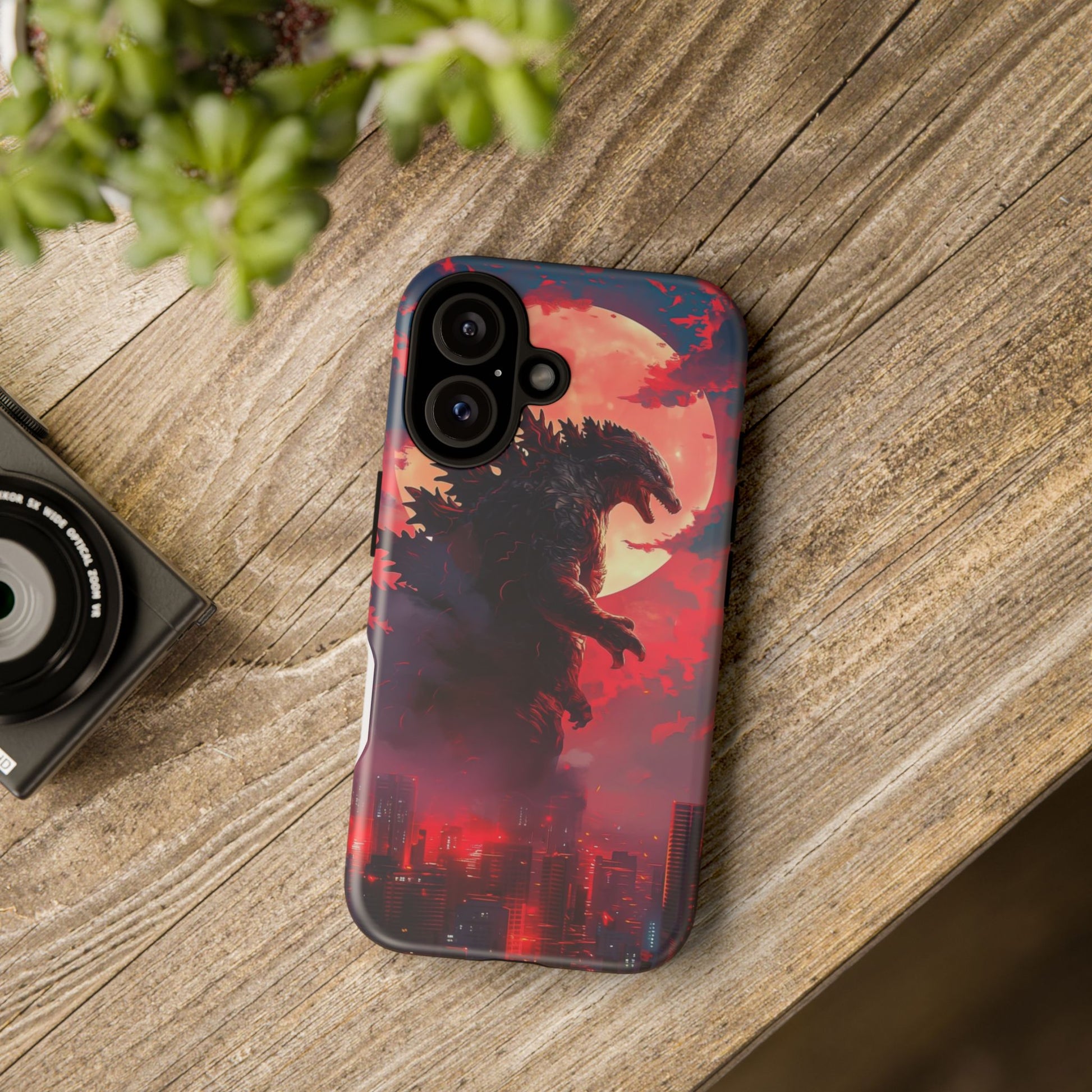 King of Monsters Godzilla Tough Phone Cases for iPhones, Samsung, and Pixel