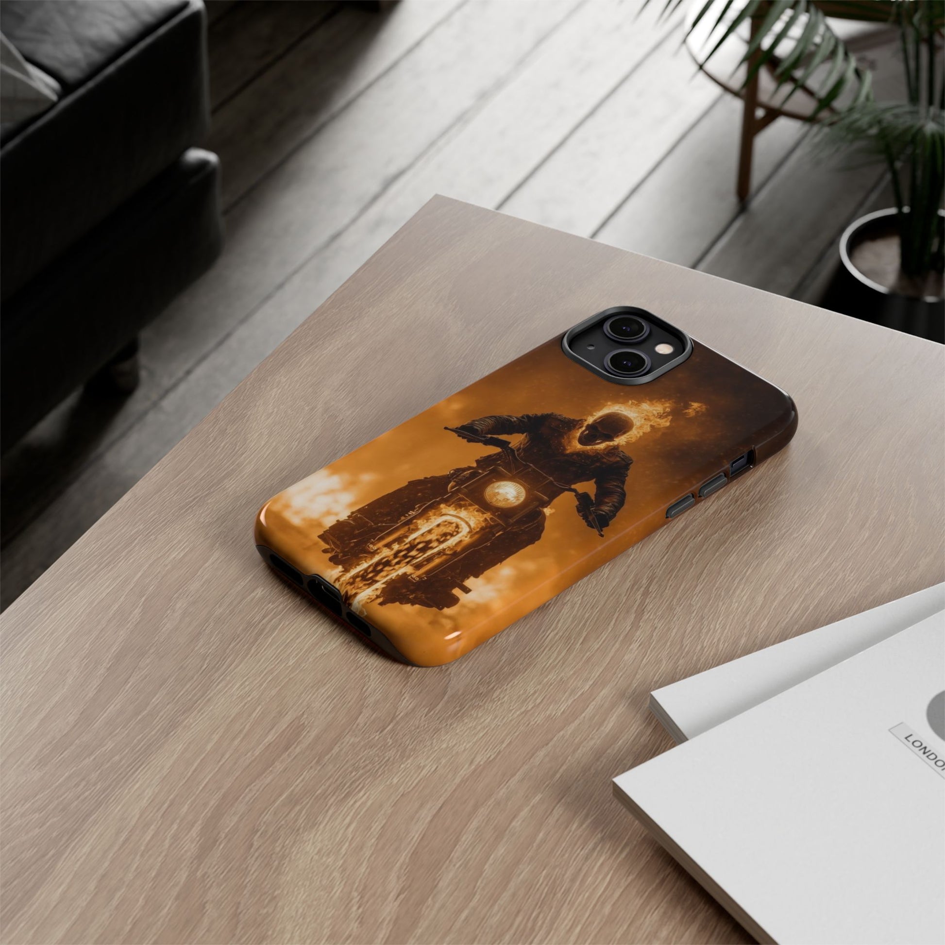 Marvel's Ghostrider Tough Cases for iPhones, Samsung, and Pixel