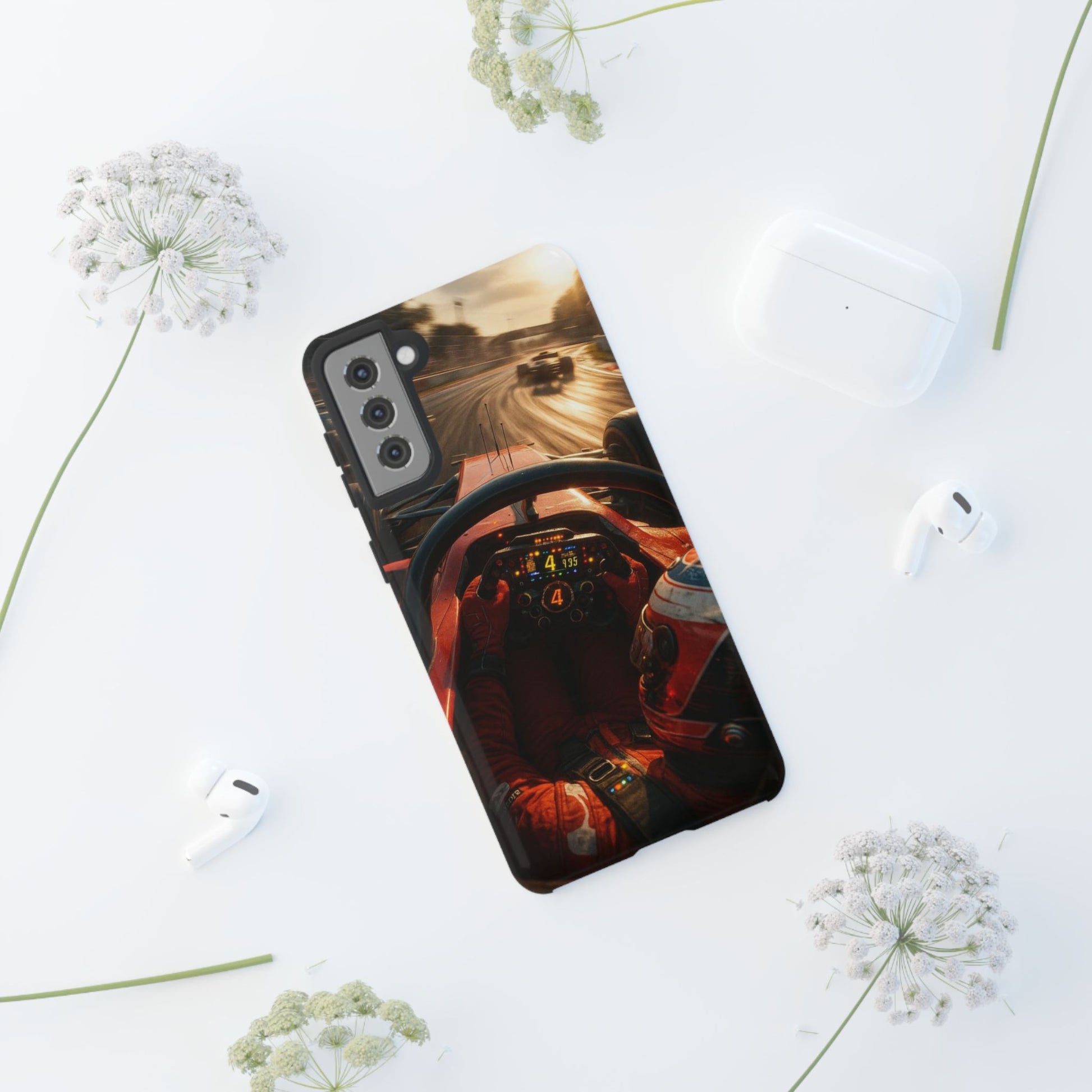 Formula 1 Cockpit Phone Case, Tough Cases for iPhones, Samsung, and Pixel