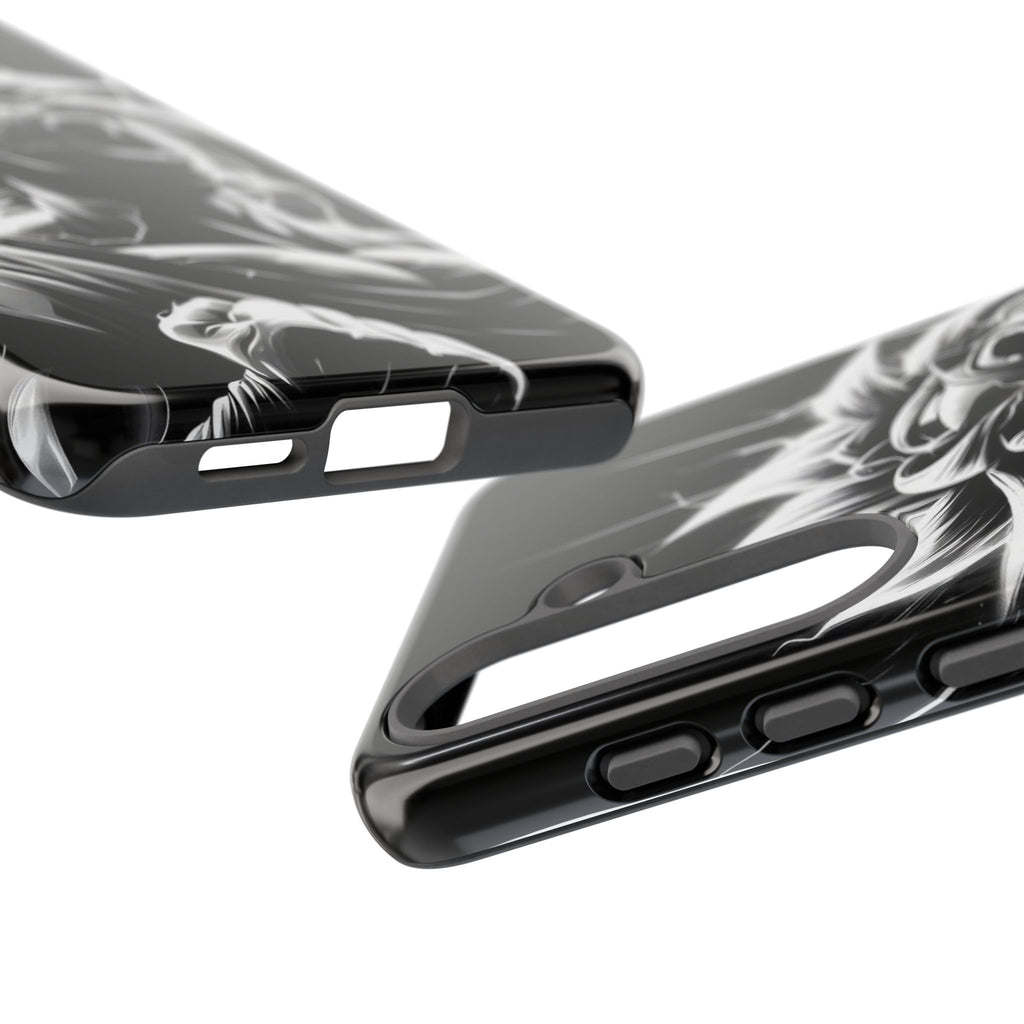 Anime Saiyan Rage Dragon ball Z Tough Cases for iPhones, Samsung, and Pixel