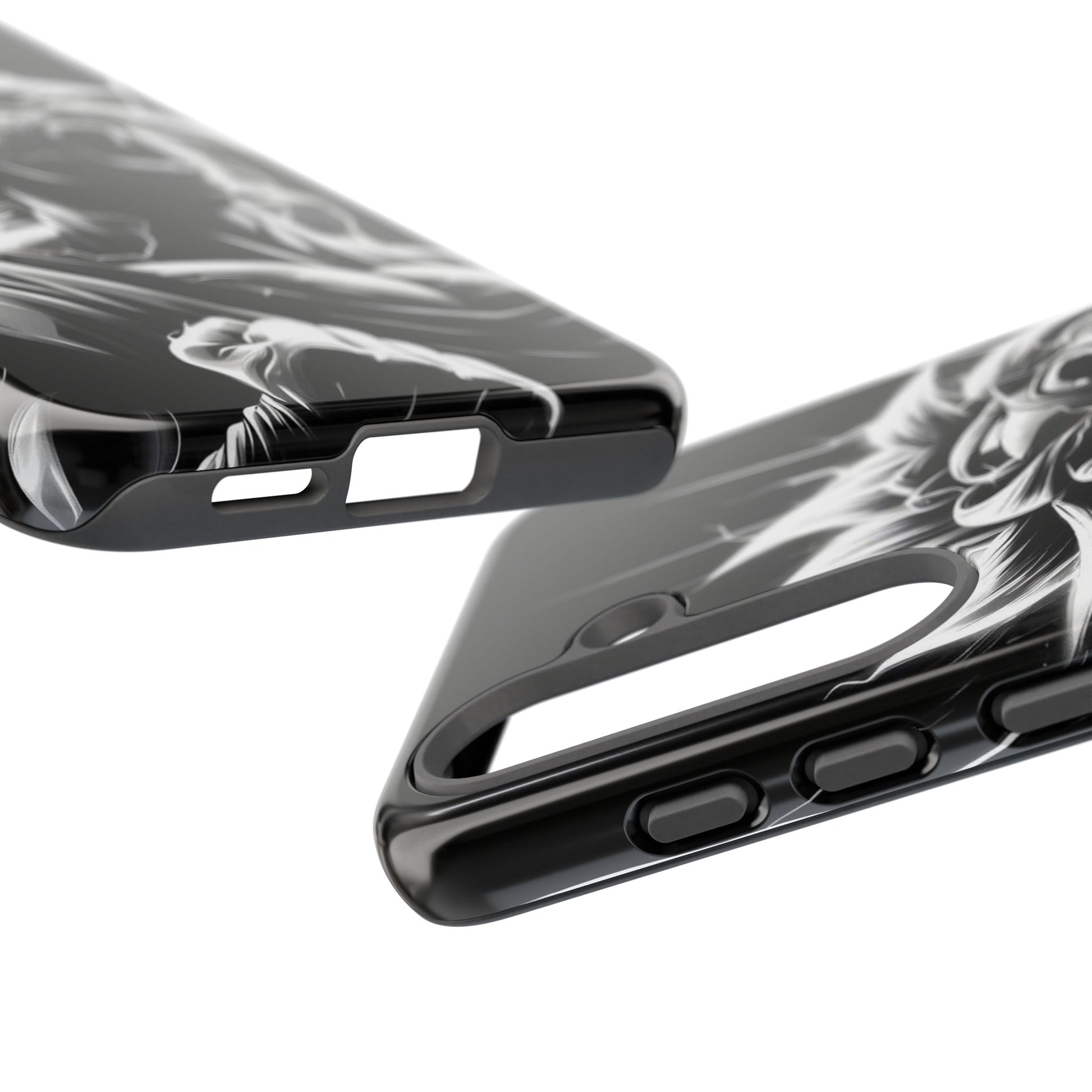 Anime Saiyan Rage Dragon ball Z Tough Cases for iPhones, Samsung, and Pixel