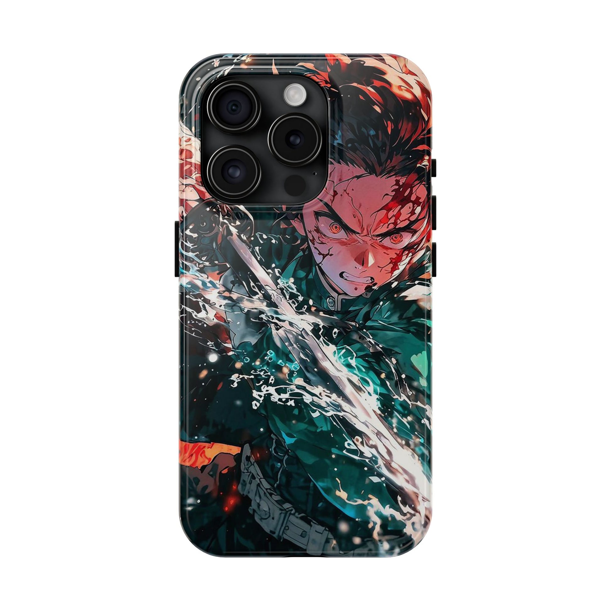 Demon Slayer Tanjiro Art Phone Case for iPhone & Samsung Galaxy Phones
