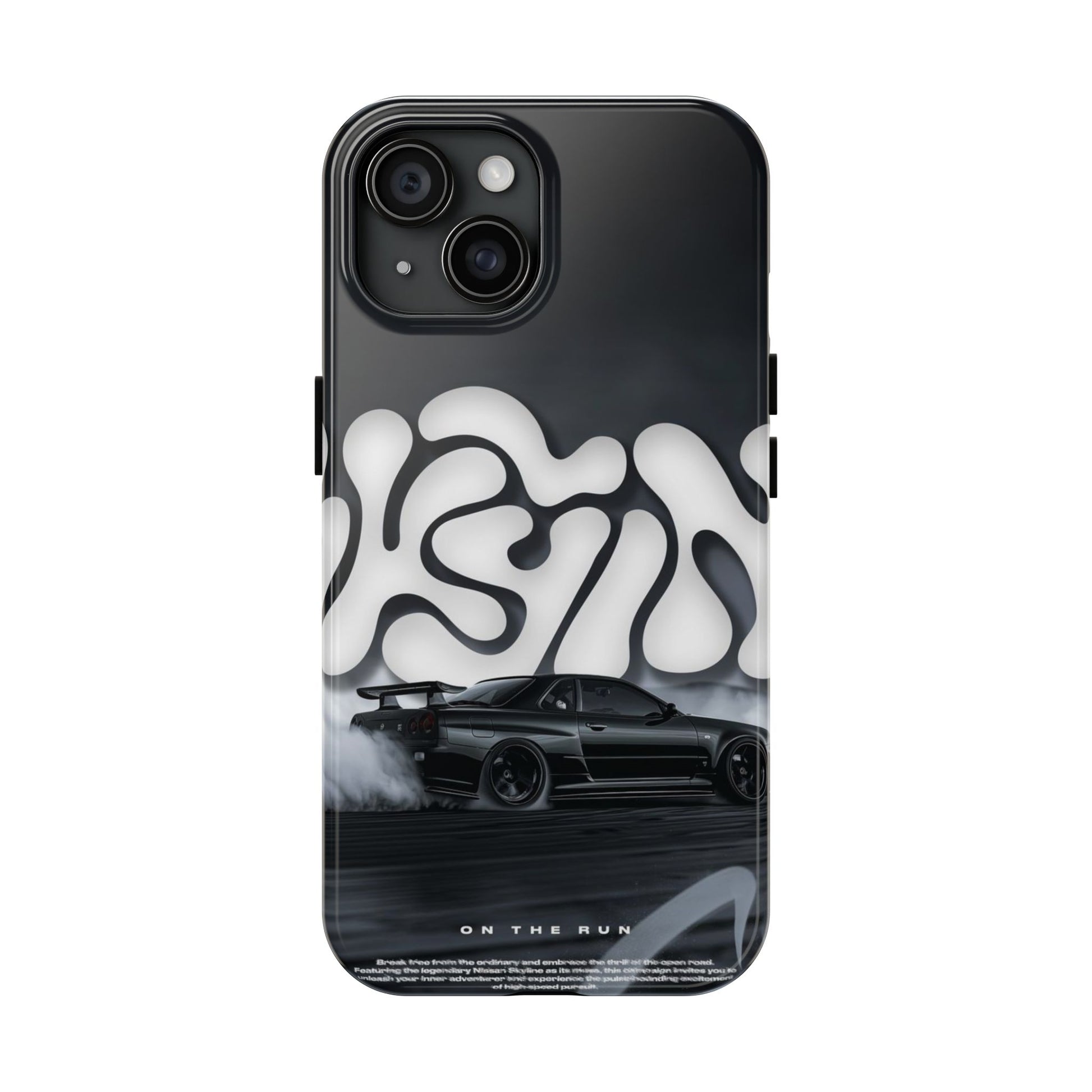 Drifting Skyline Racing Car Theme Phone Case for iPhone & Samsung Galaxy Phones