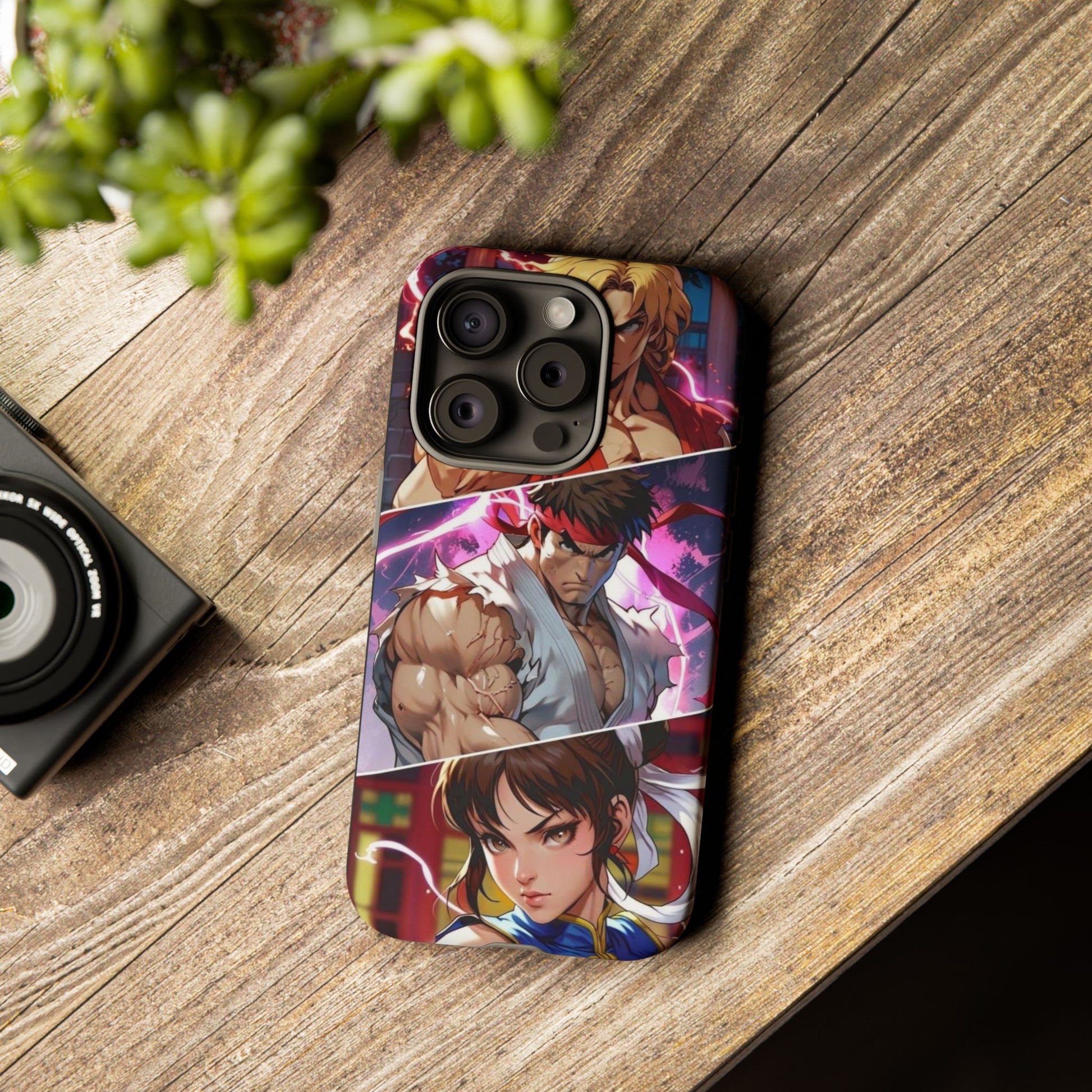 Street Fighter Gamer Theme Tough Cases for iPhones, Samsung, and Pixel