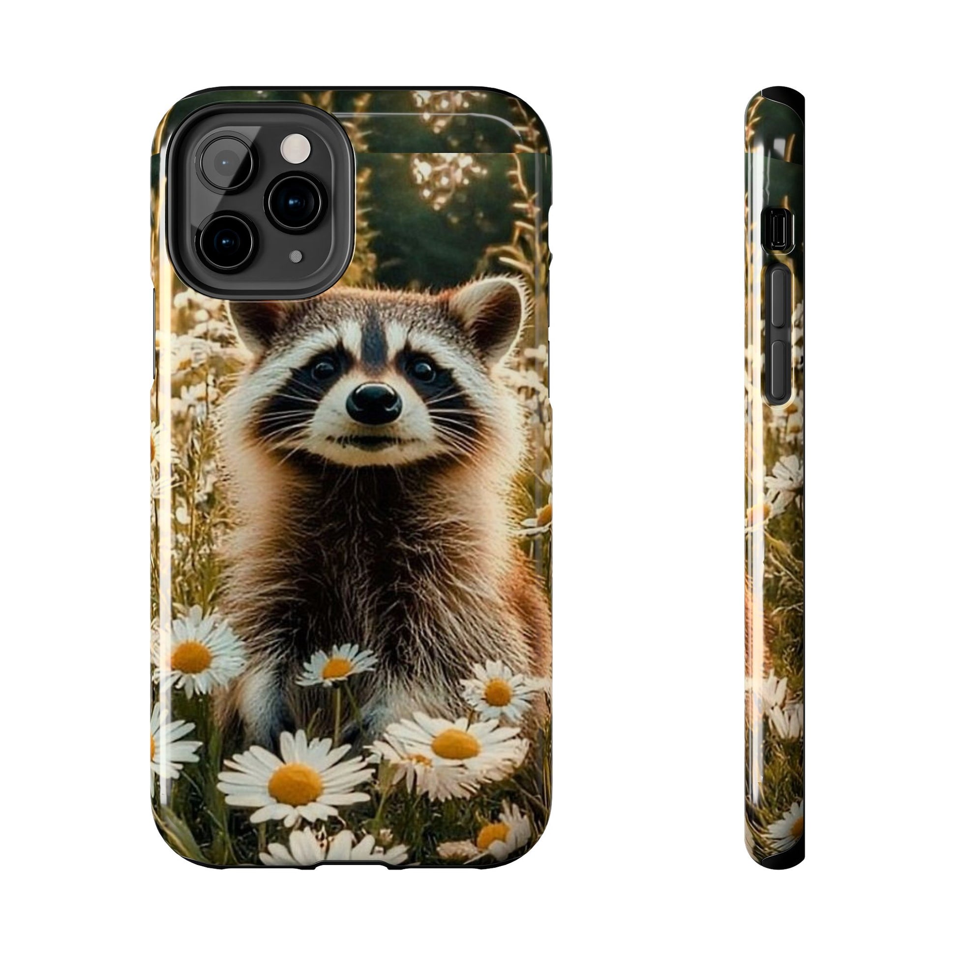 Cute Raccoon Theme Phone Cases for iPhones & Samsung Phones