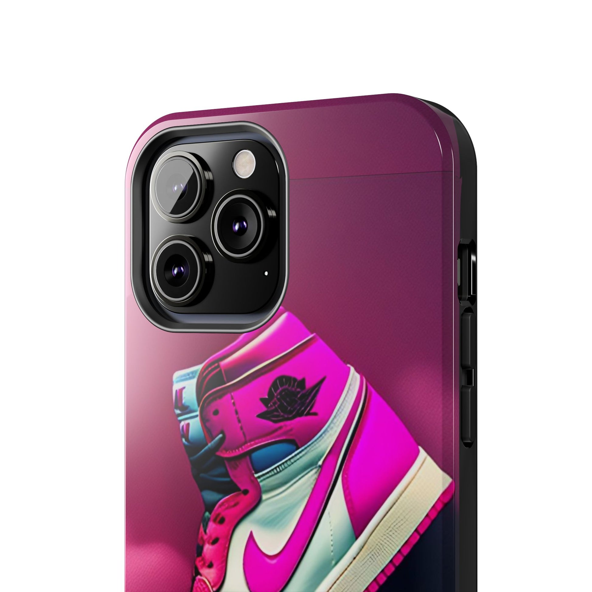Pink Jordan Sneakers Phone Cases for iPhones & Samsung Phones