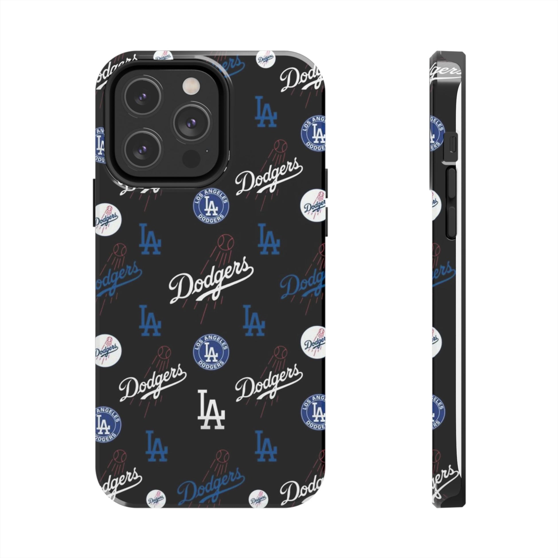 Dodgers Baseball Pattern Phone Cases for Iphones & Samsung Phones Durable