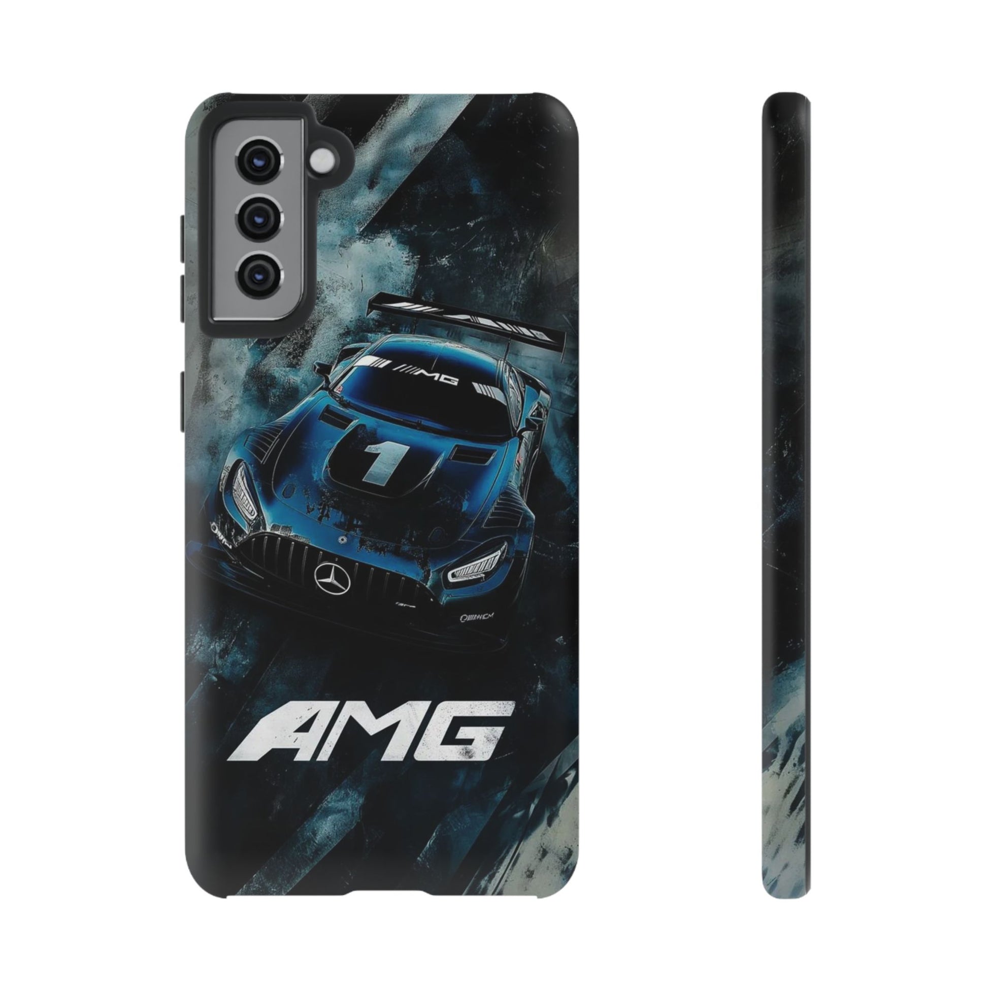 Mercedes AMG Racing Car Tough Cases for iPhones, Samsung, and Pixel