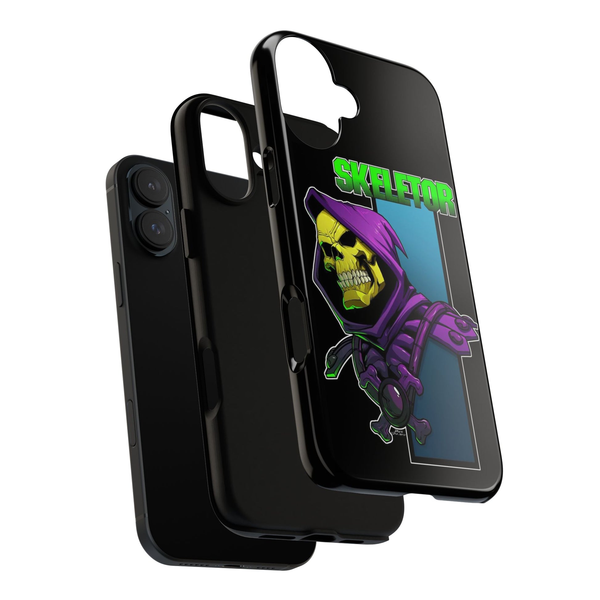 Skeletor Tough Cases for iPhones, Samsung, and Pixel