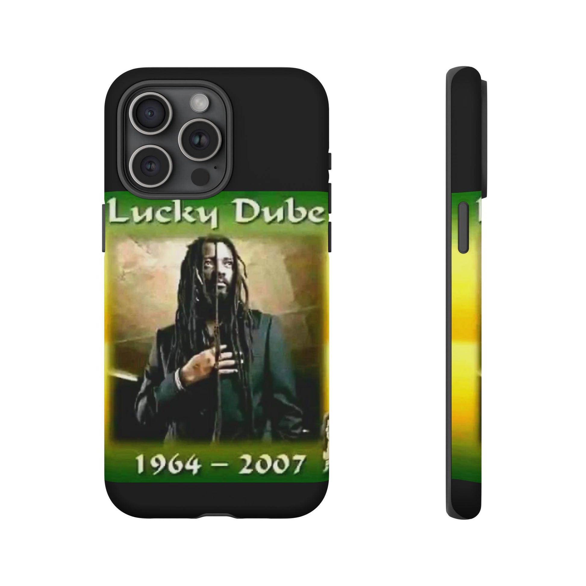 Lucky Dube Tough Cases for iPhones, Samsung, and Pixel