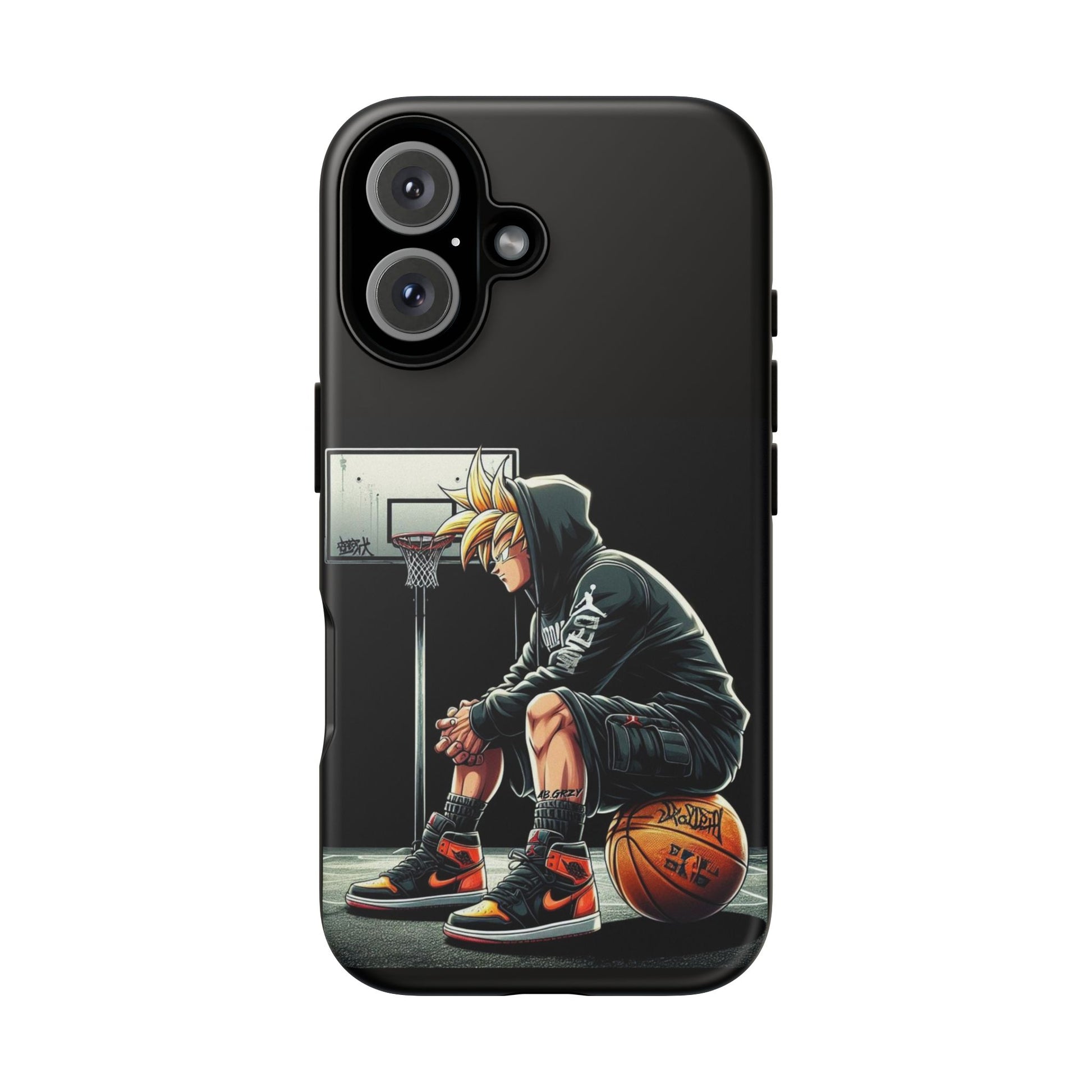 Son Goku Basketball Tough Cases for iPhones, Samsung, and Pixel