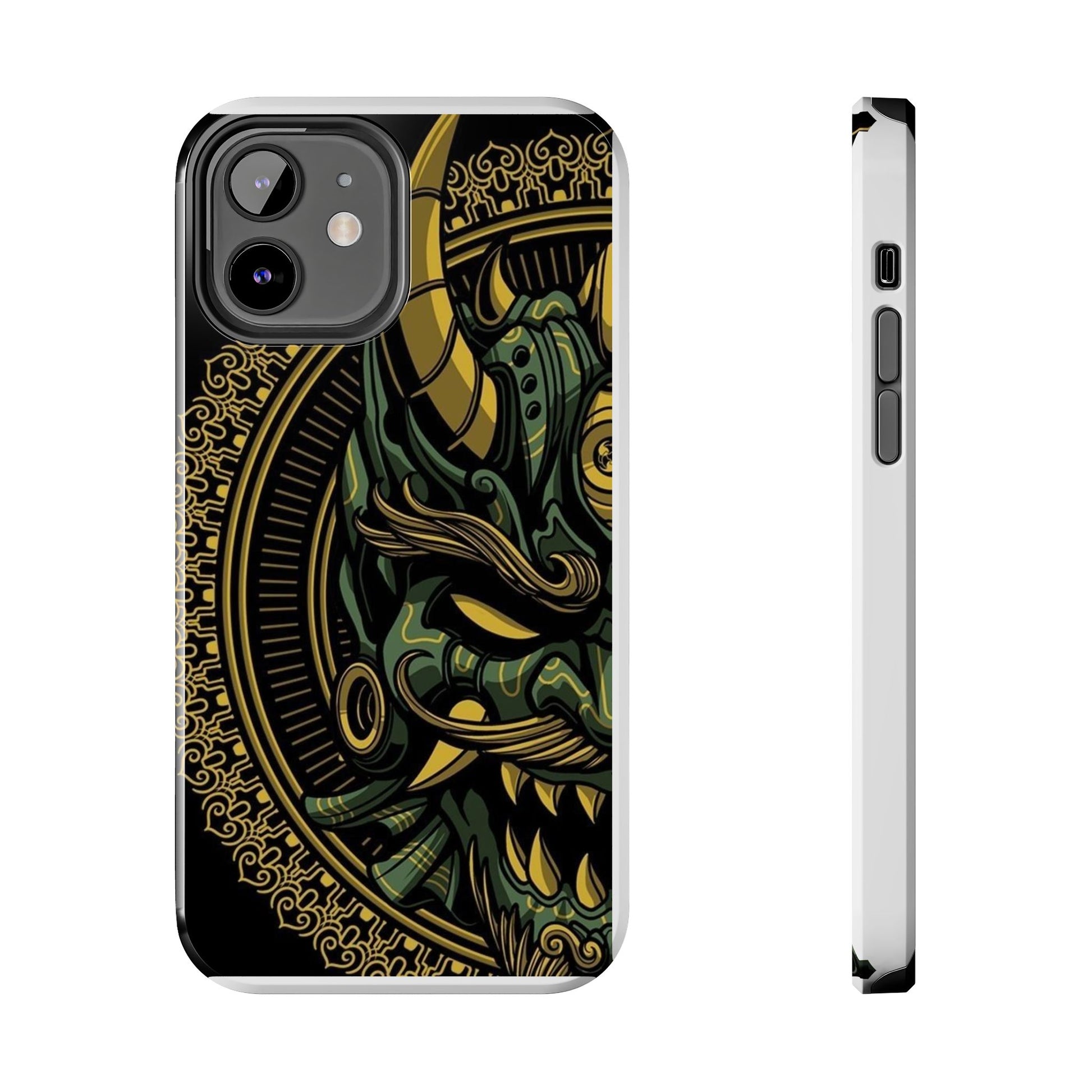 Kabuki Mask Theme Phone Cases for Iphones & Samsung Durable