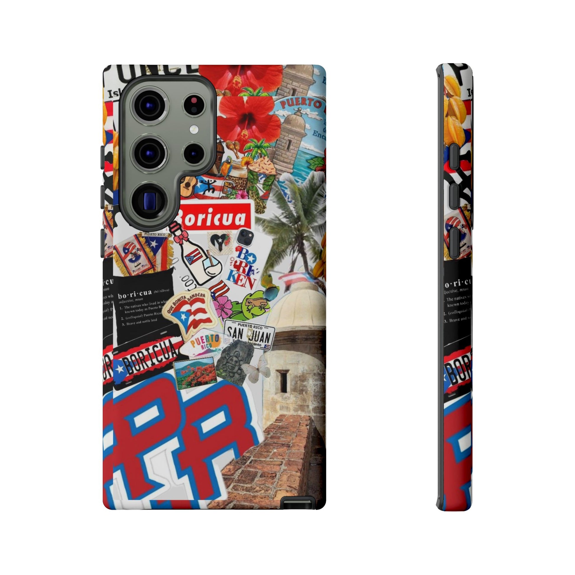 Puerto Rico Boricua Art Tough Cases for iPhones, Samsung, and Pixel